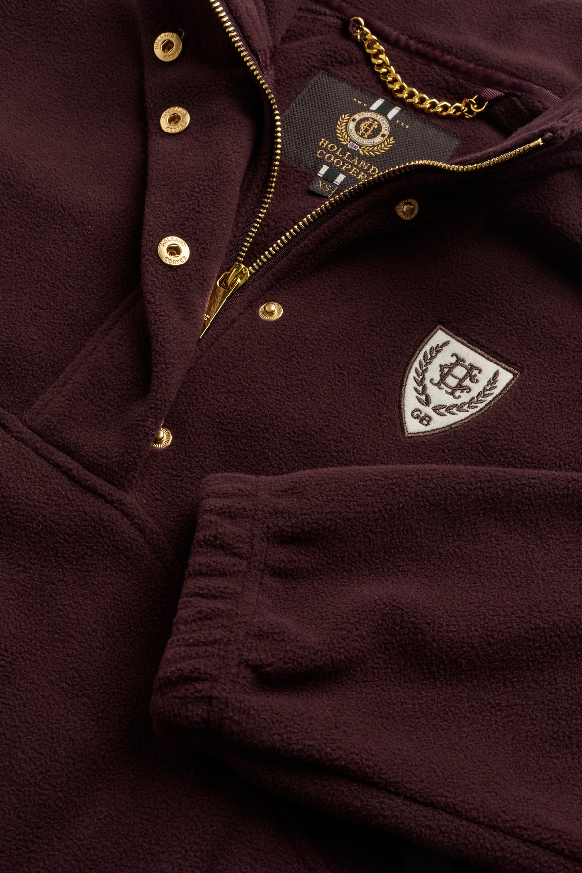 Cranborne Over Head Fleece (Mulberry)