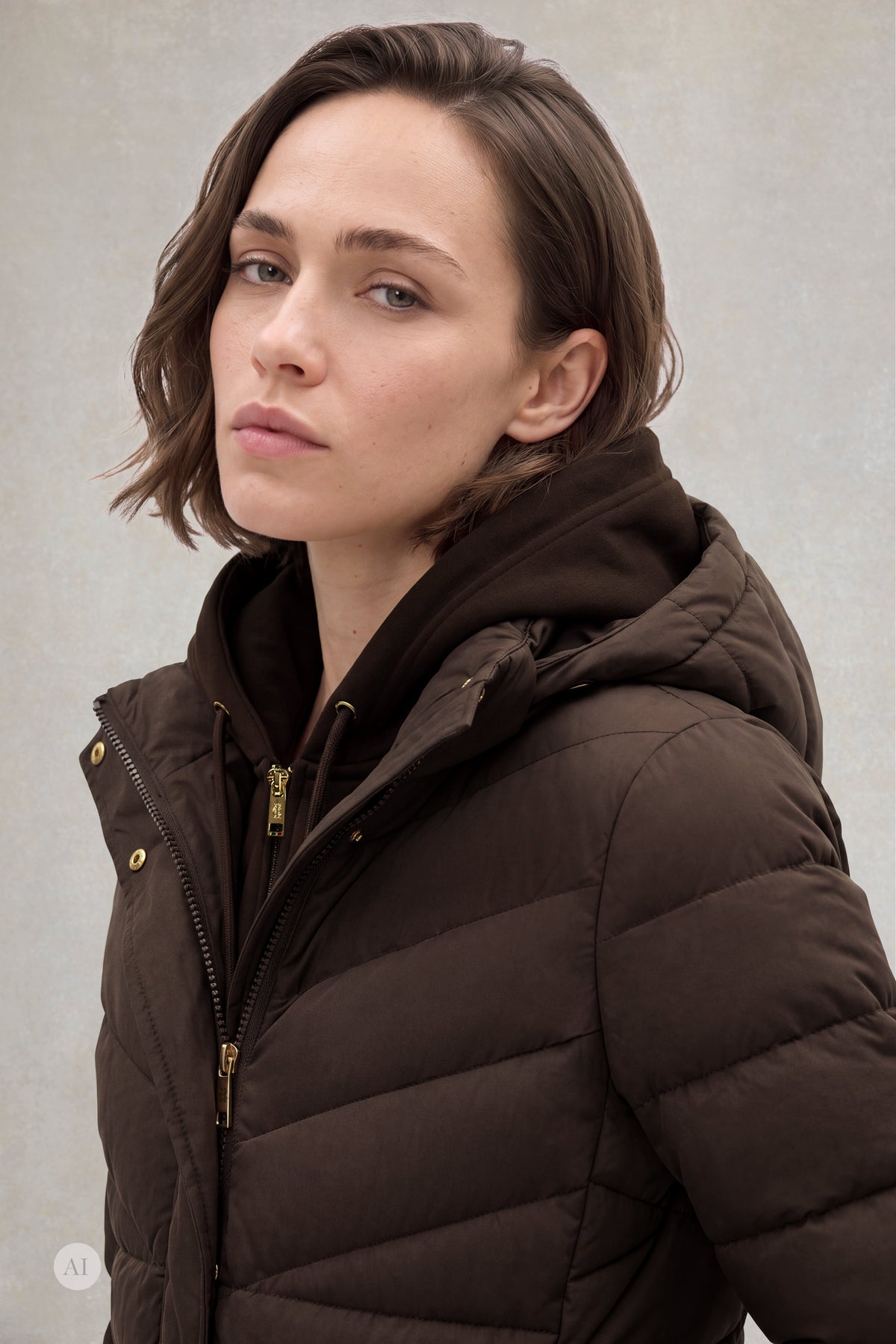 Cranborne Puffer Jacket (Walnut)