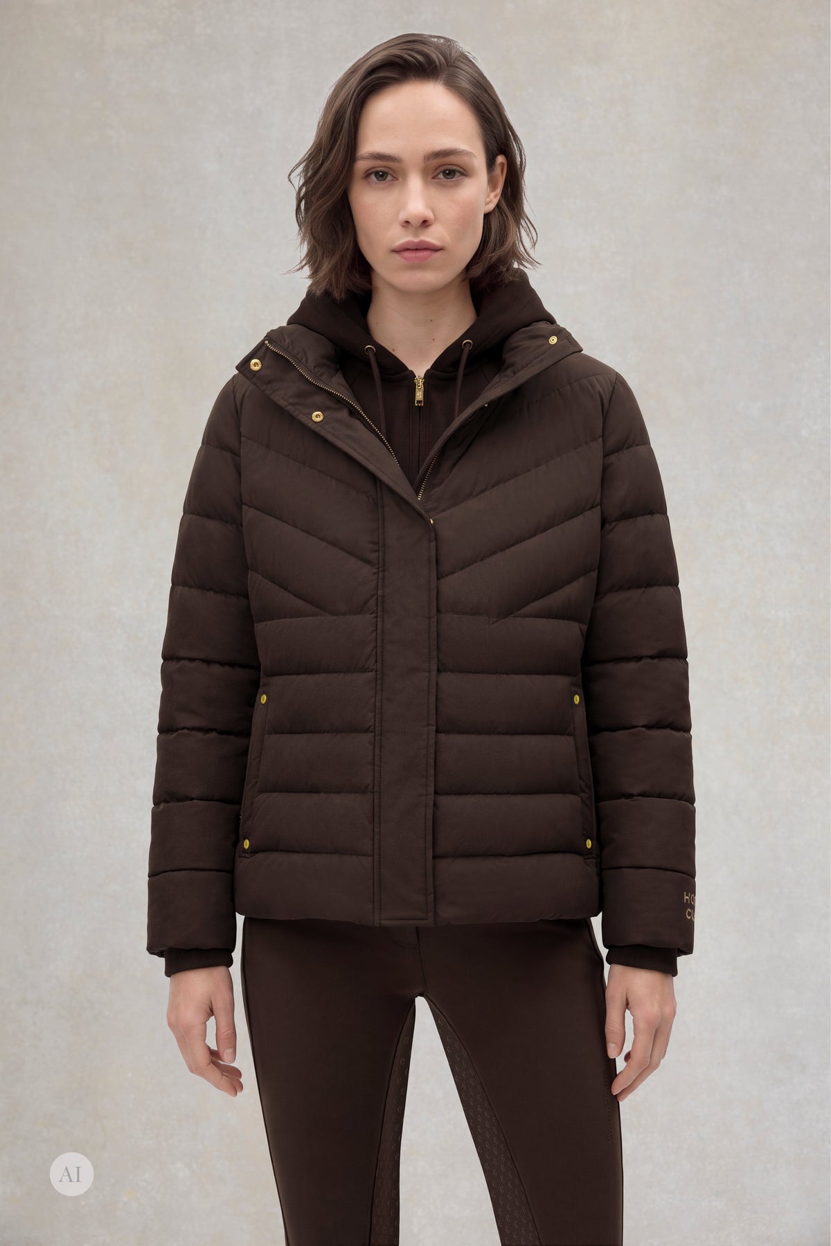 Cranborne Puffer Jacket (Walnut)