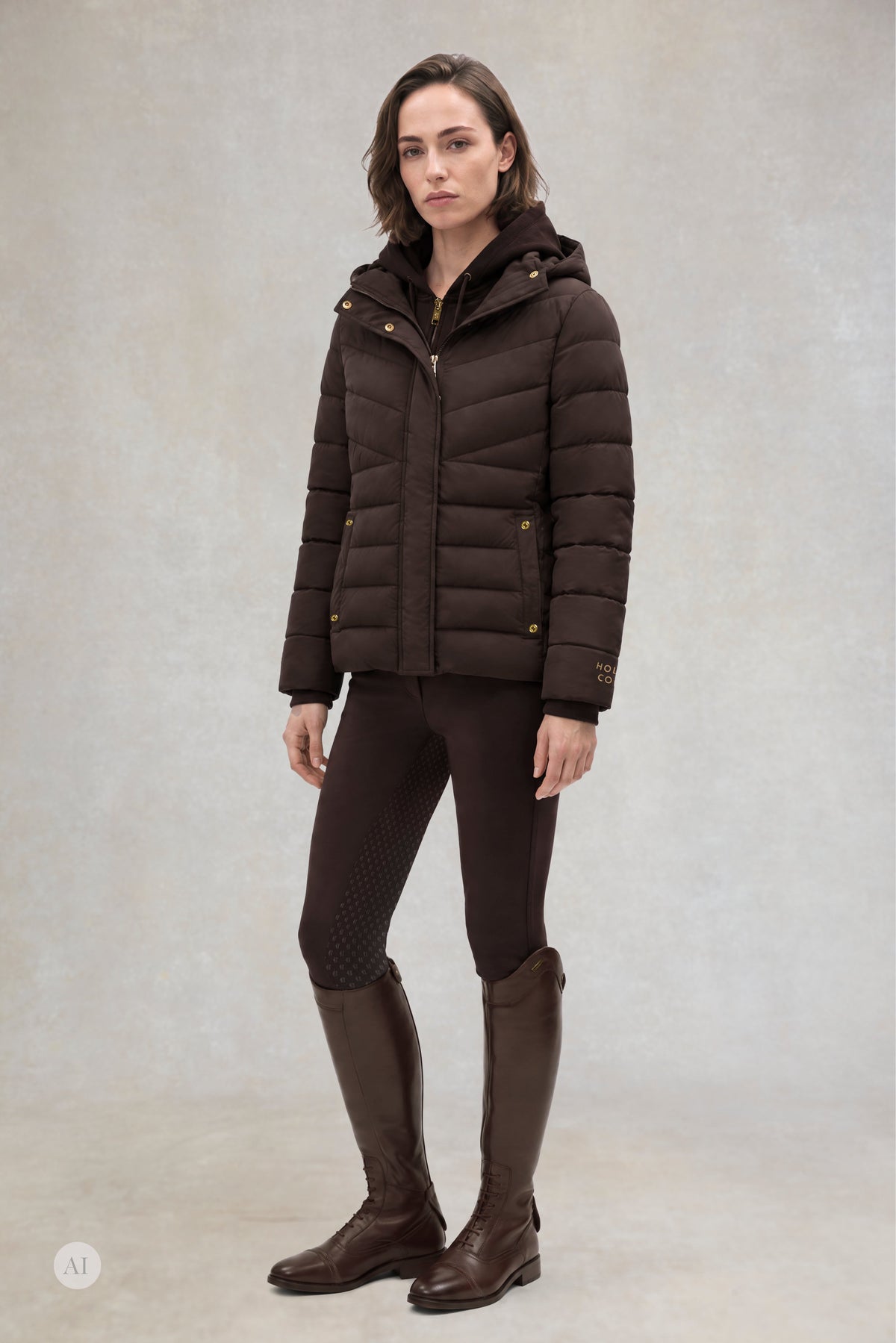 Cranborne Puffer Jacket (Walnut)