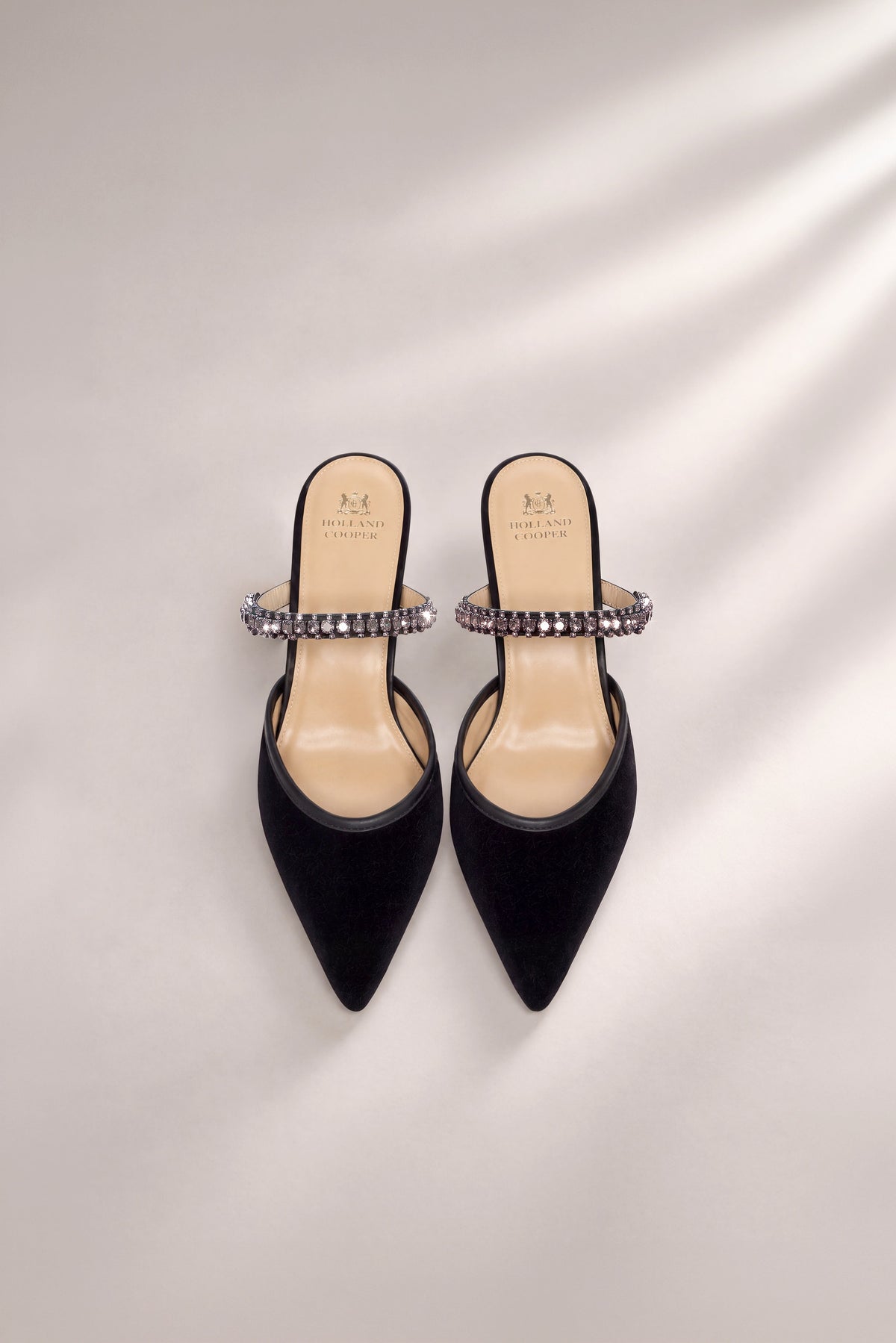Crawford Stiletto (Black Velvet)