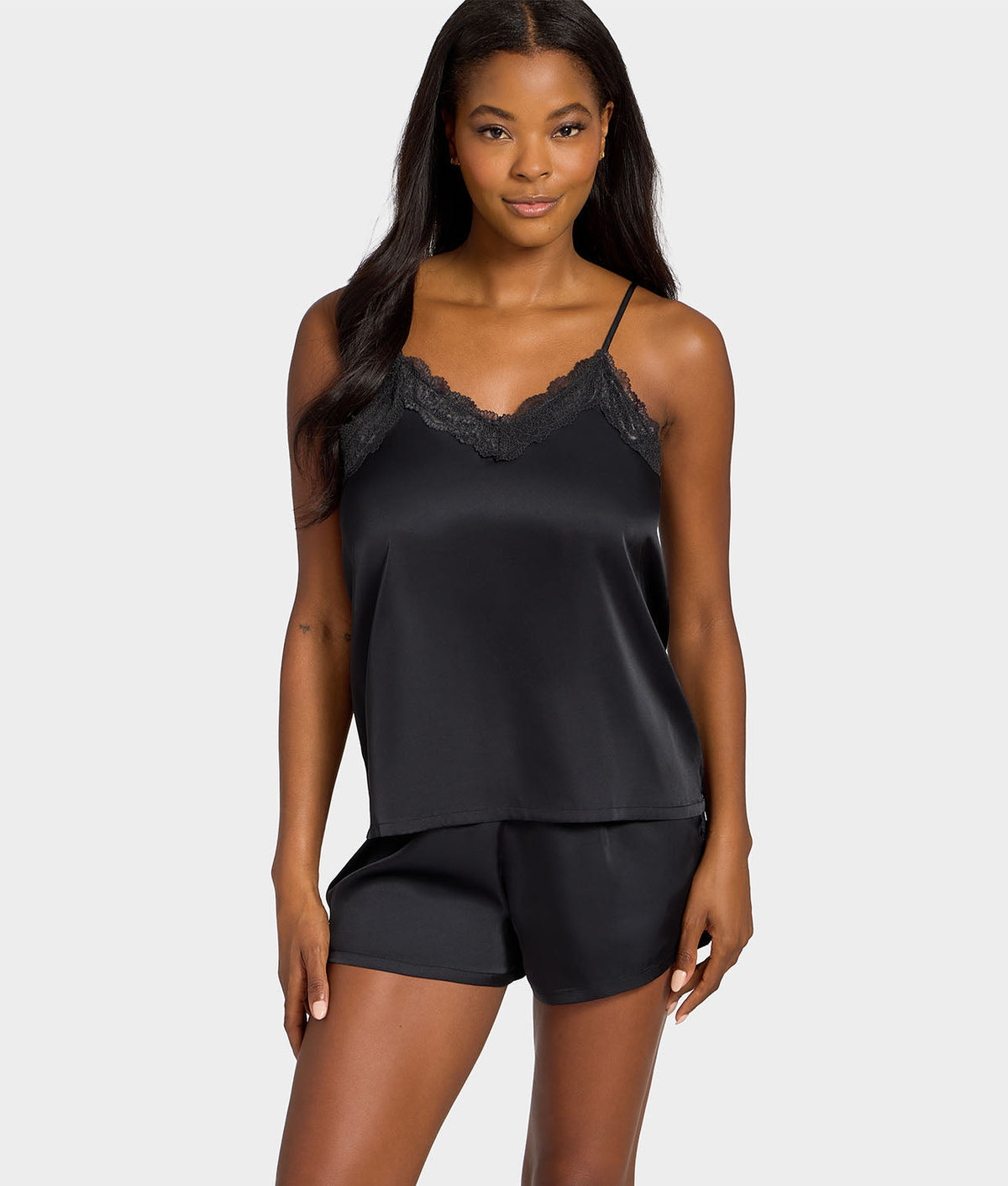 The Washed Satin Cami Set