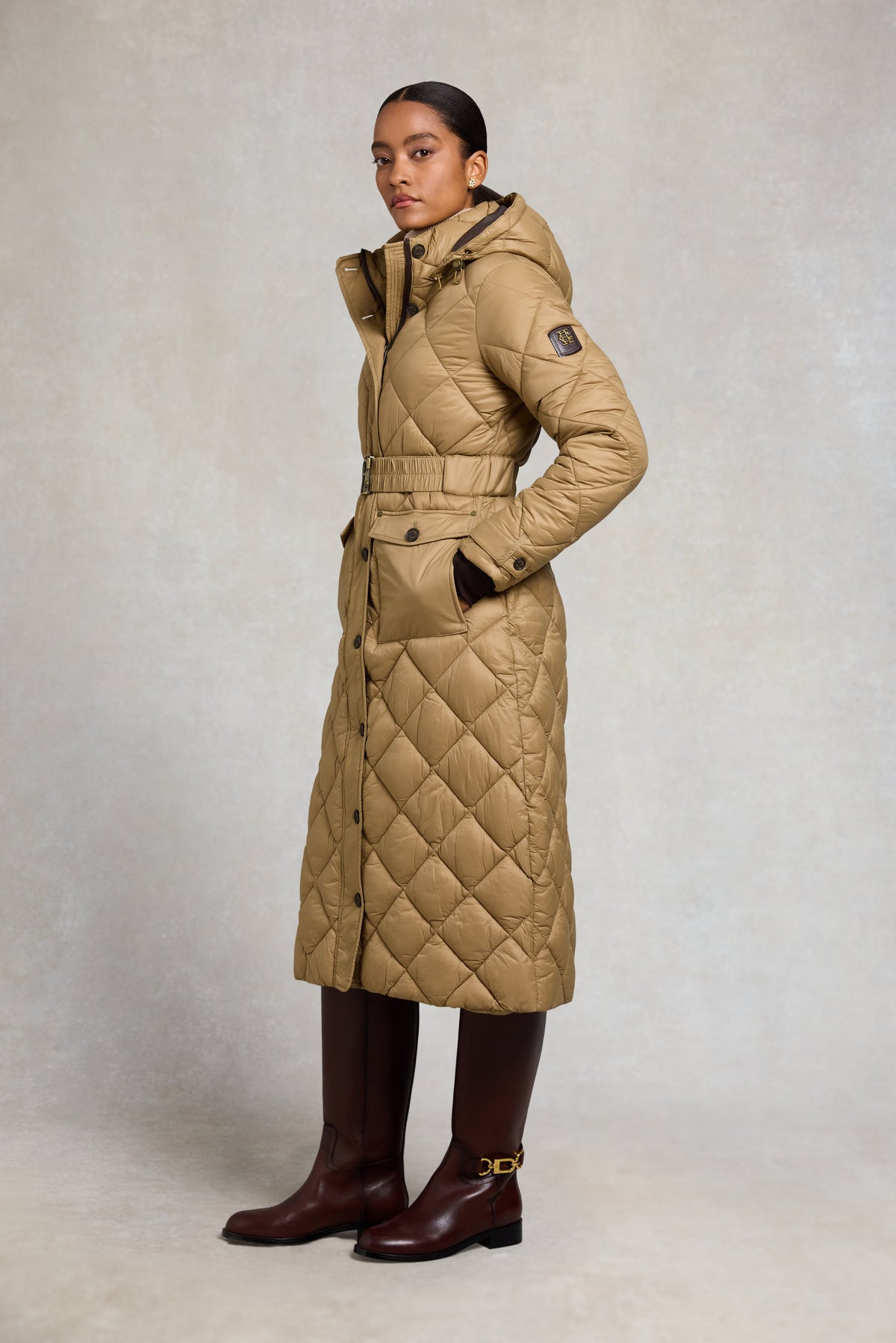 Farnham Longline Coat (Sand)