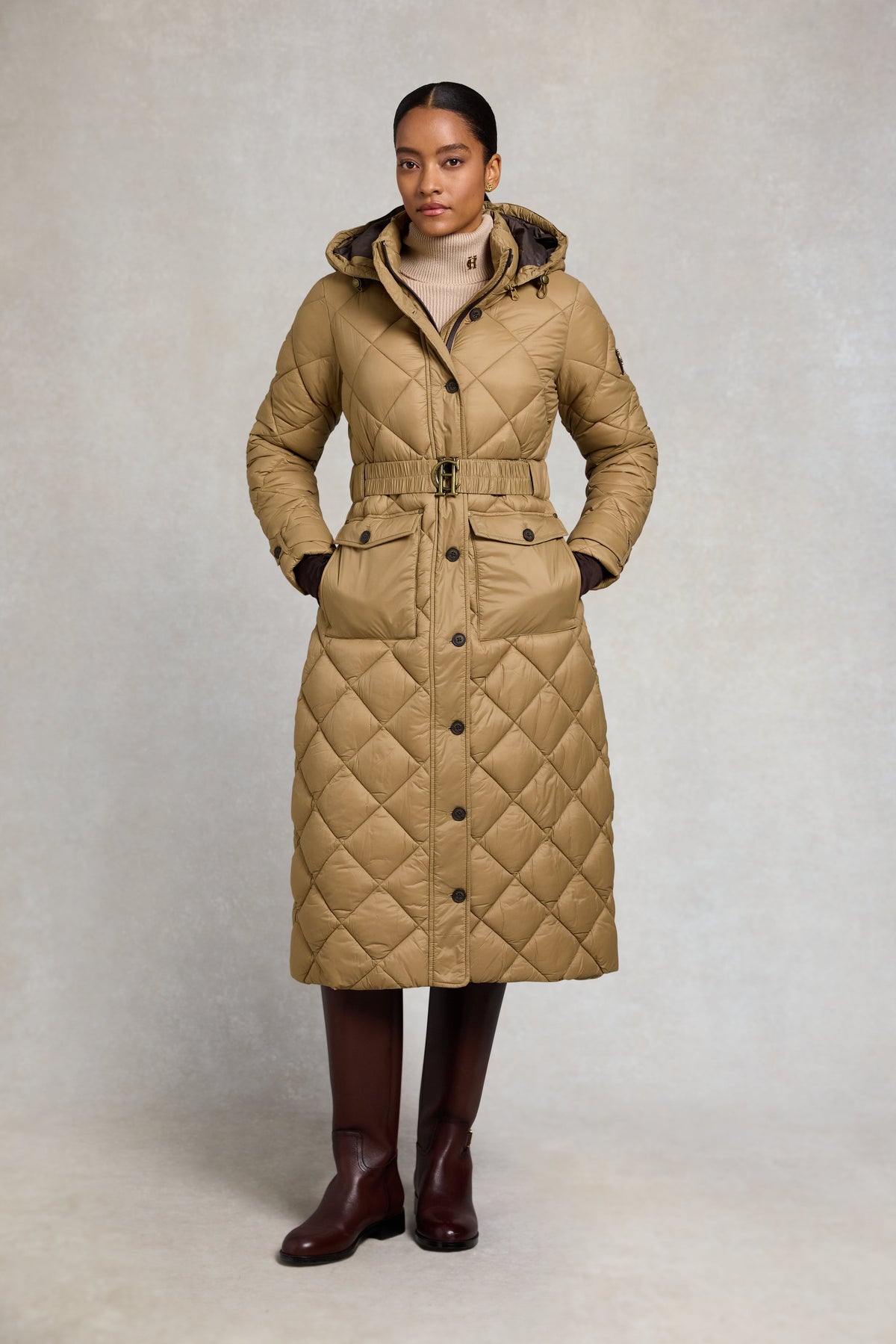 Farnham Longline Coat (Sand)