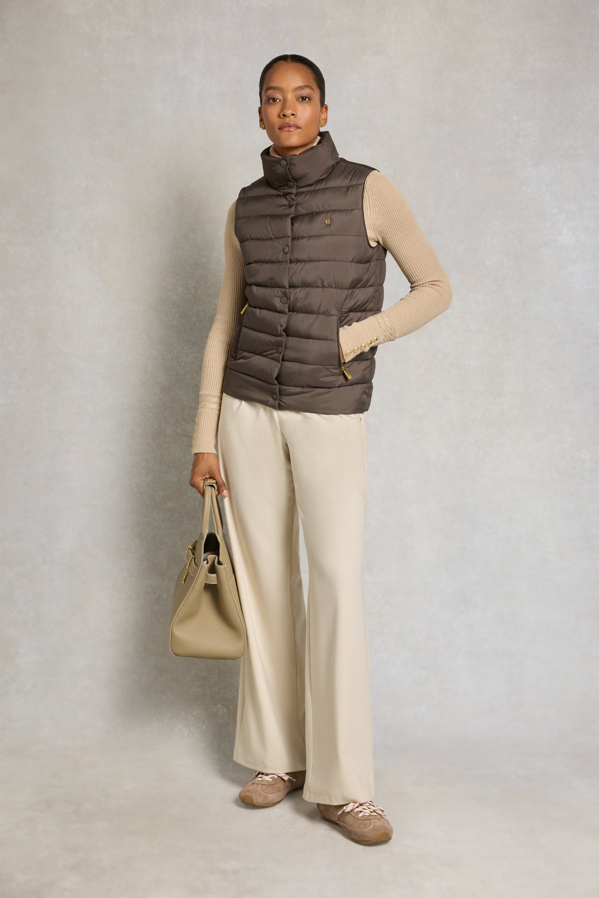 Ferncroft Padded Gilet (Olive Brown)
