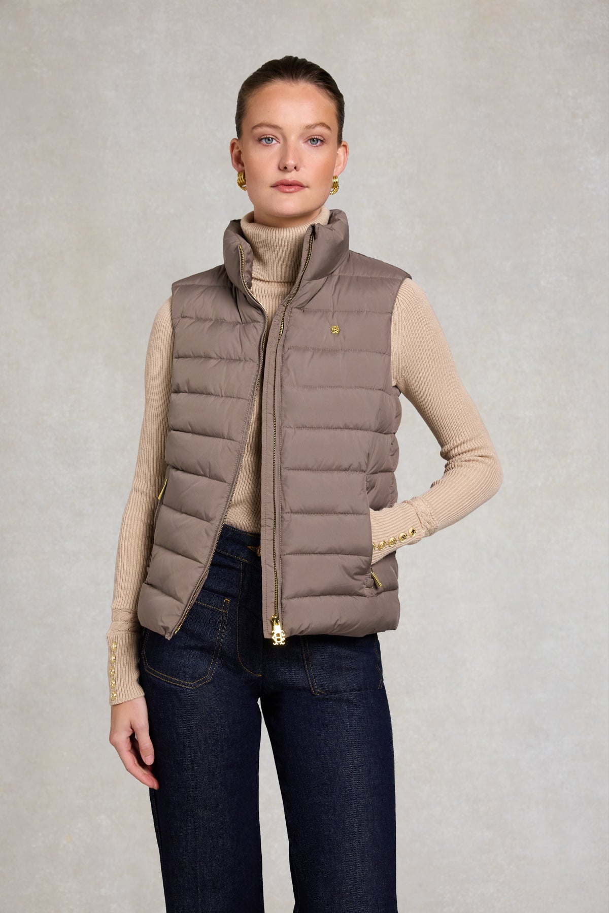 Ferncroft Padded Gilet (Porcini)