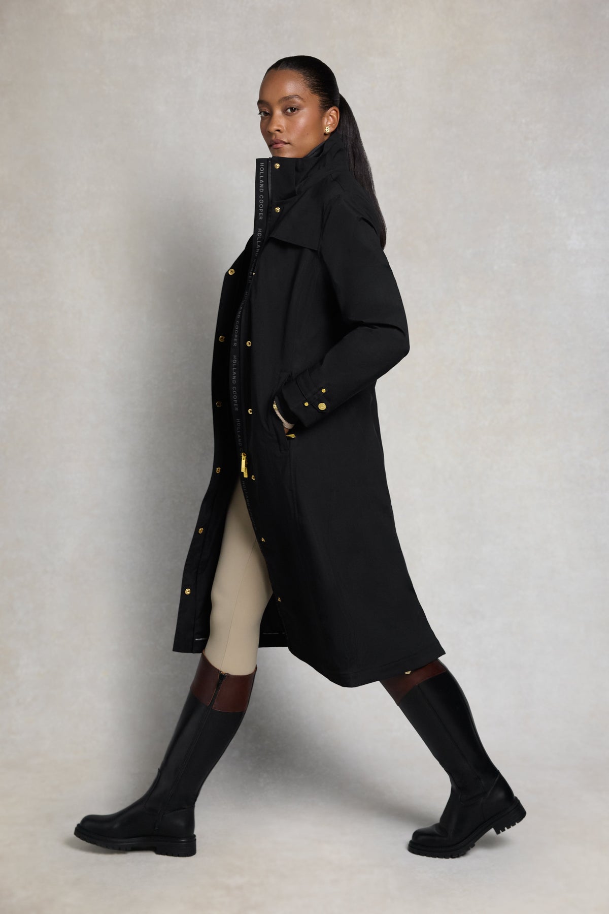 Folgate Rain Coat (Black)