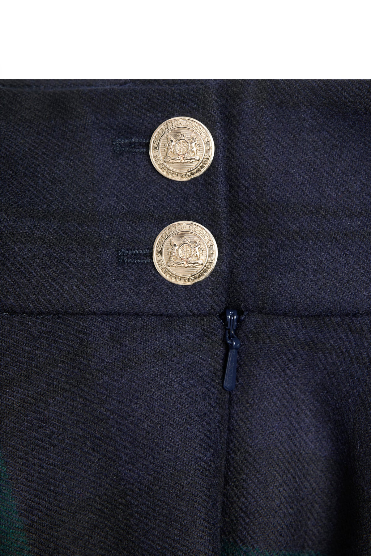 360 Maxi Tweed Circle Skirt (Blackwatch)