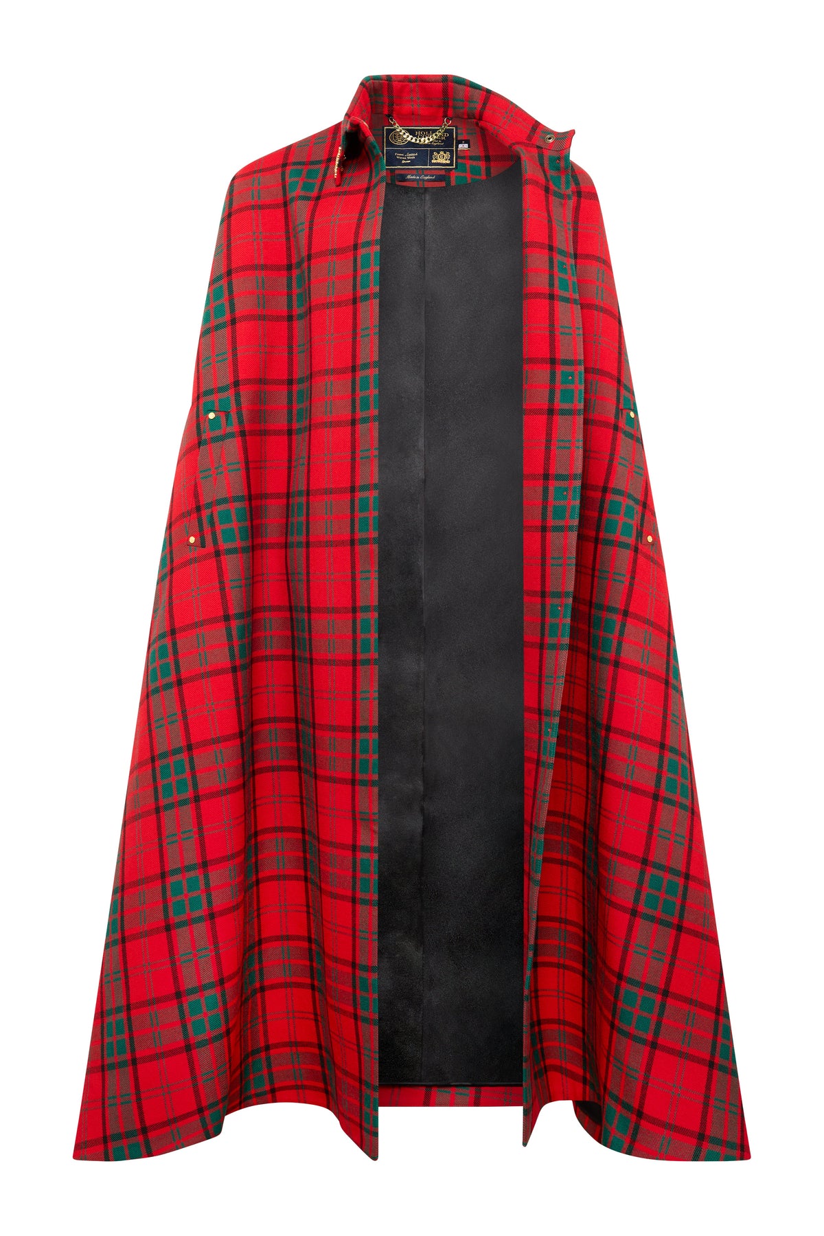 Full Length Knightsbridge Cape (Red Tartan)