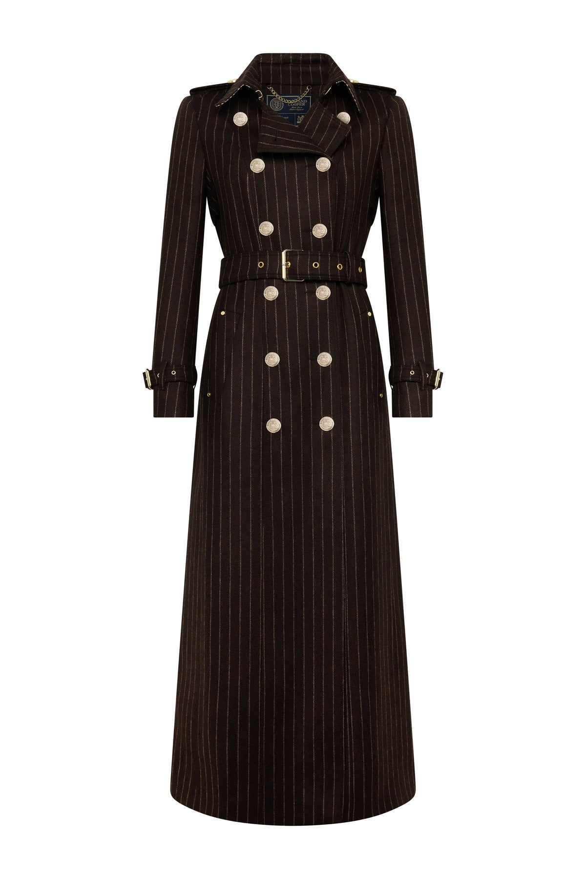 Rachael Blackmore's Cheltenham Look (Chocolate Pinstripe)