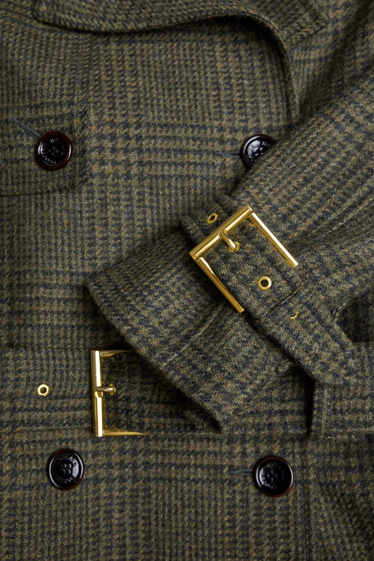 Full Length Soho Trench Coat (Forest Prince Of Wales)