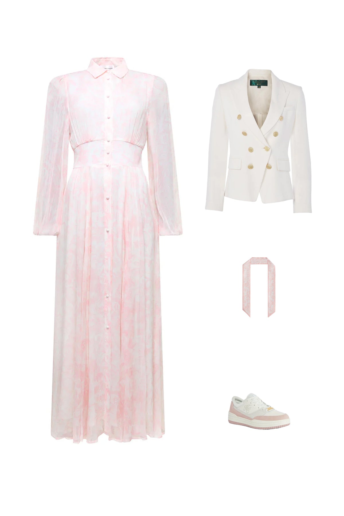 Georgie Goss’s Badminton Trot Up 1 Paros Dress Look