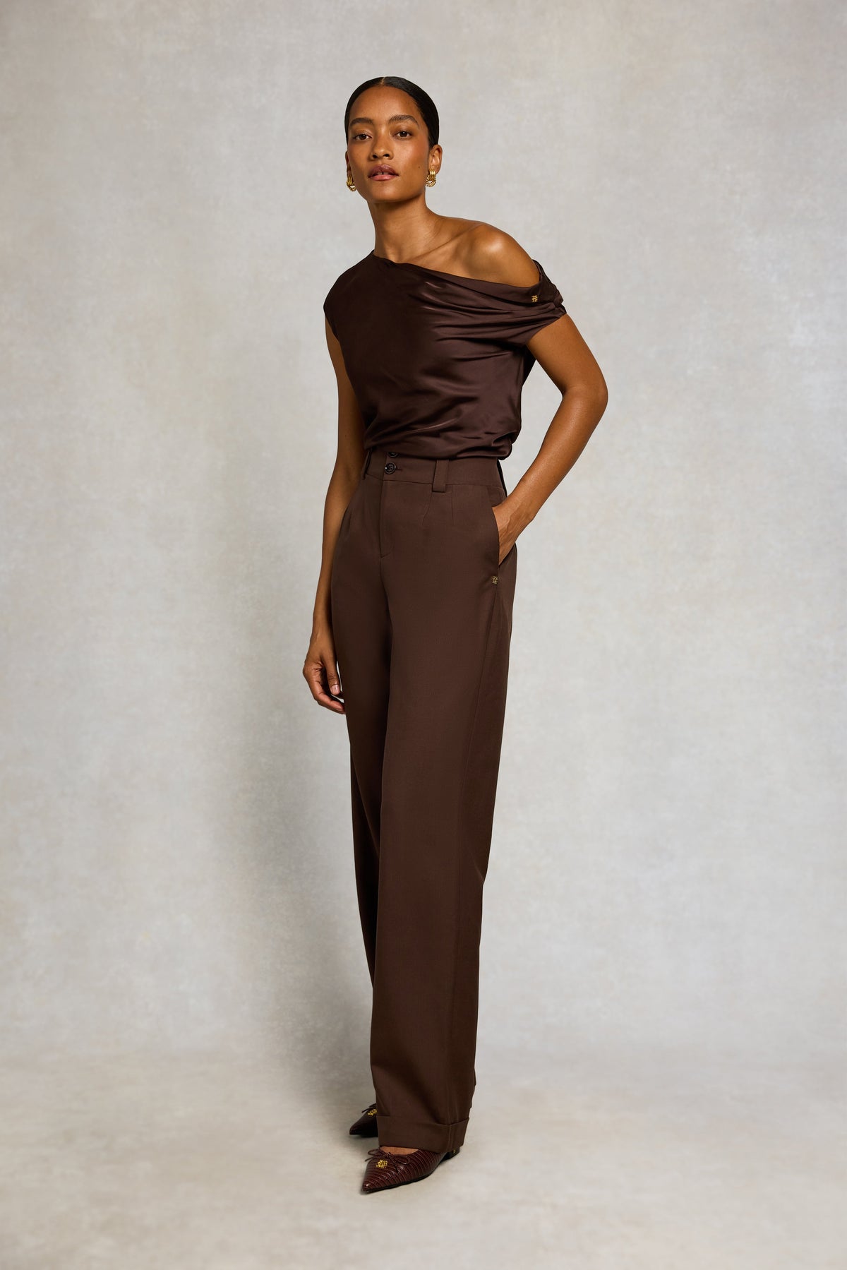 Geneva Blouse (Walnut)
