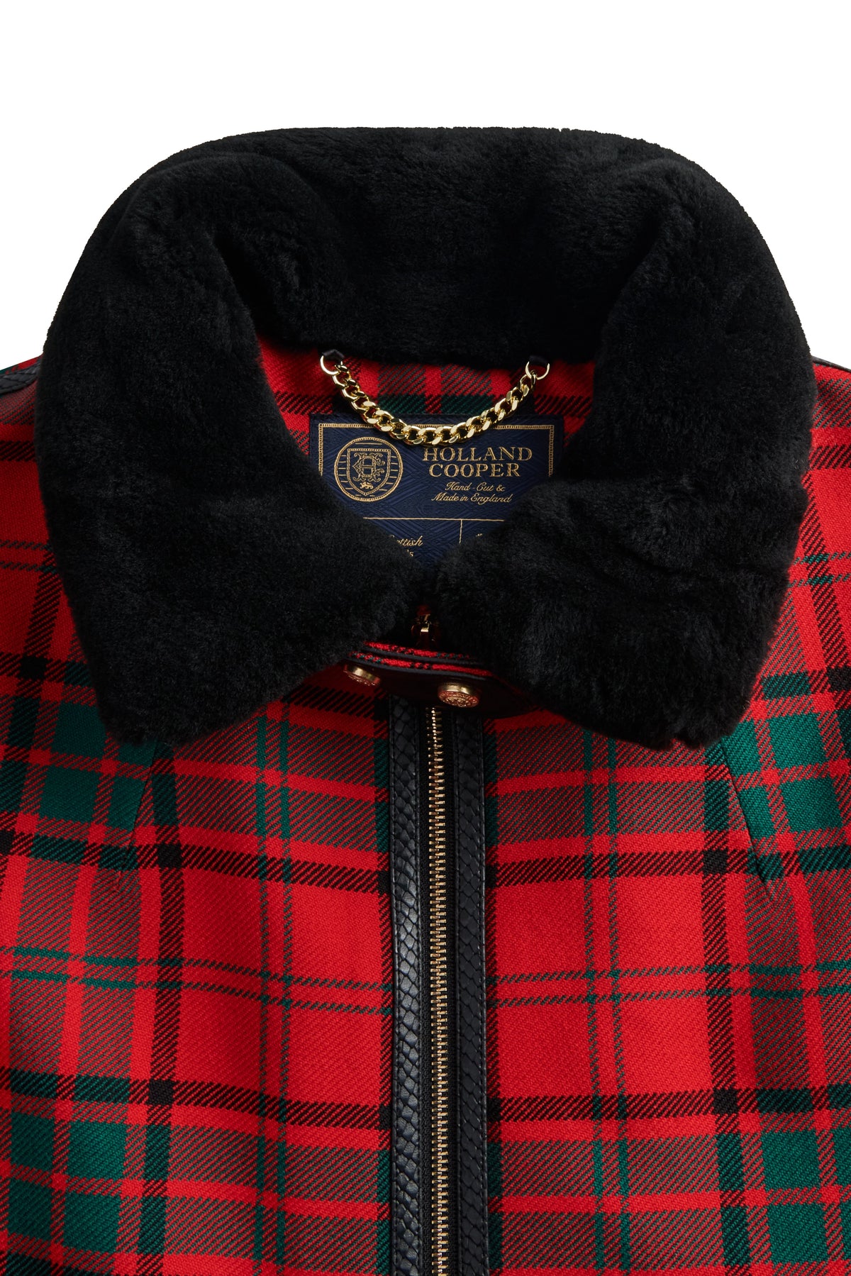 Gold Label Chiltern Cape (Red Tartan)