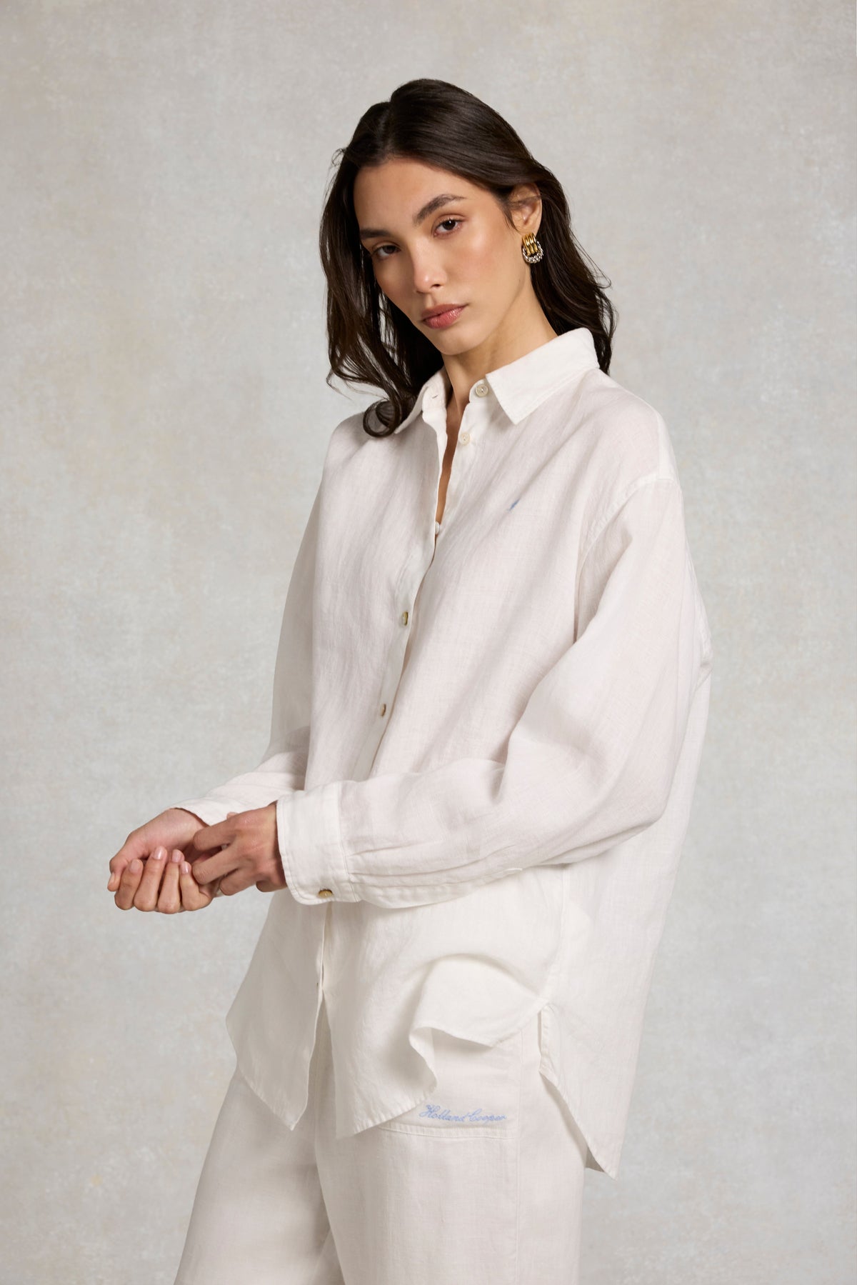 Amalfi Linen Shirt (White)