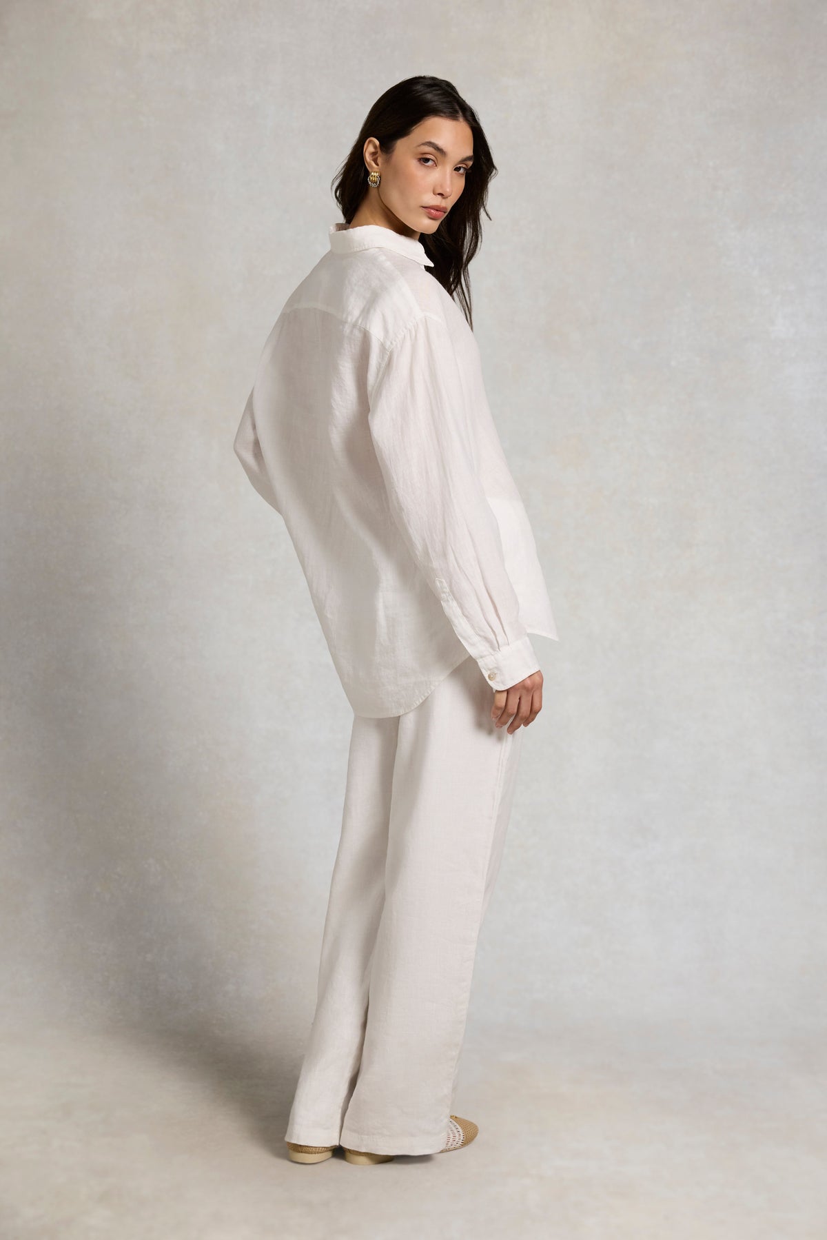 Amalfi Linen Shirt (White)