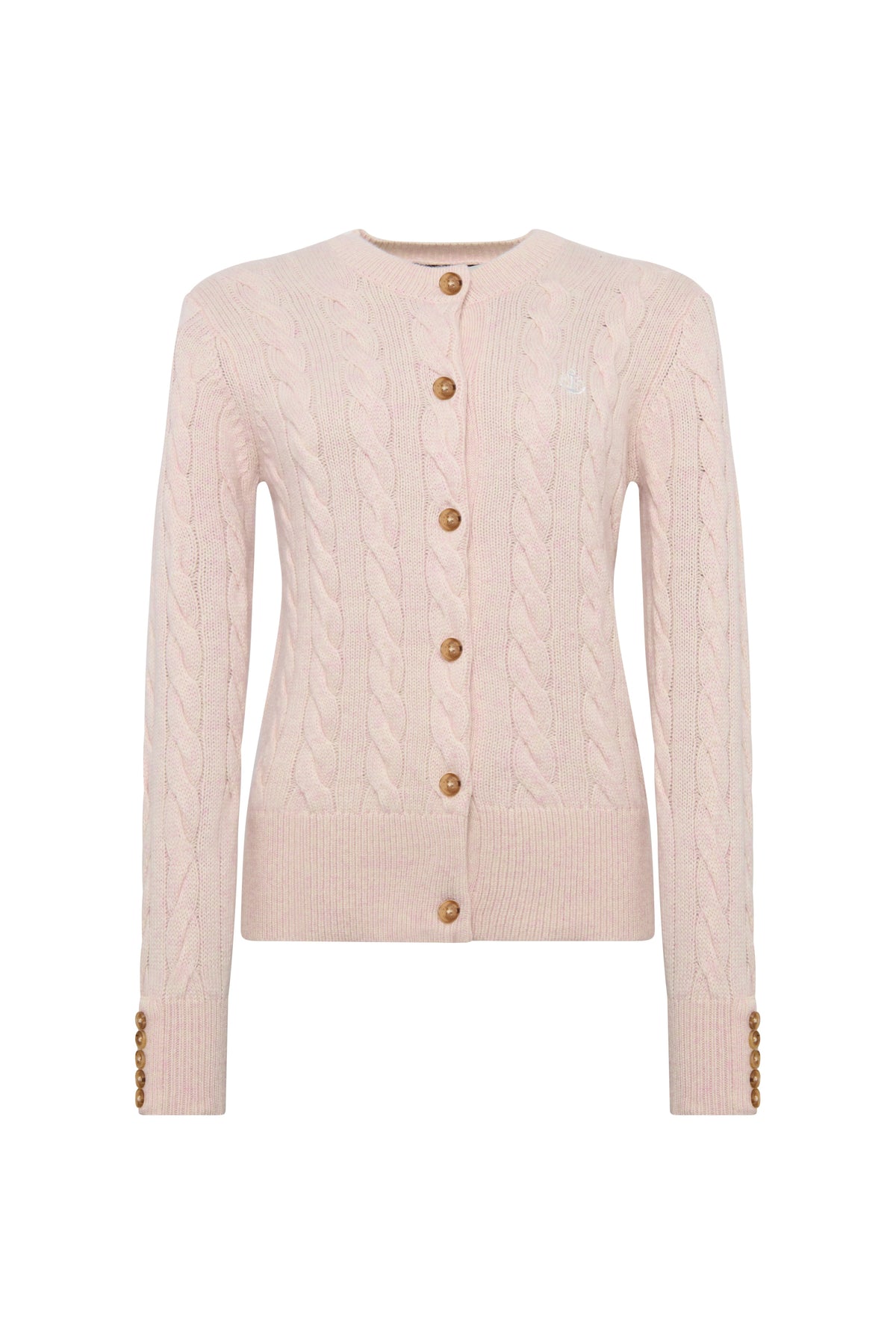 Bourton Cardigan (Palest Pink)