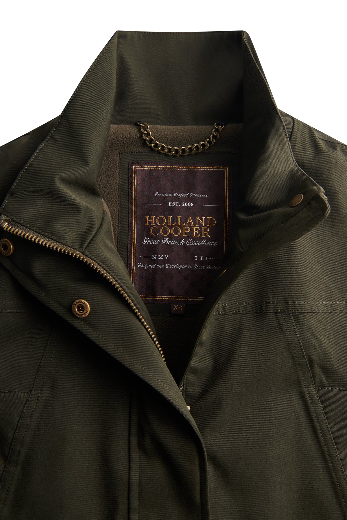 Bramwell Waterproof Country Coat (Khaki)