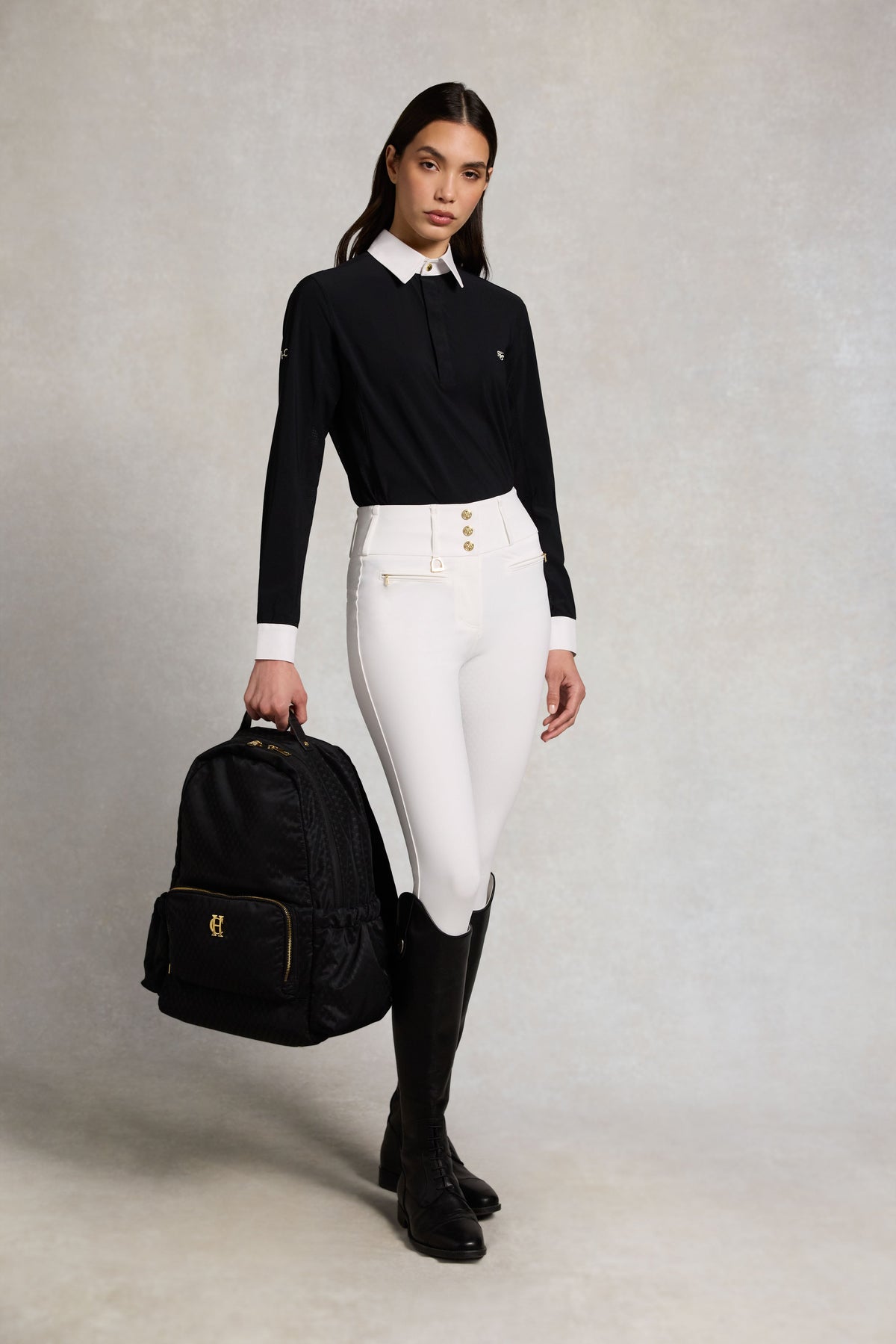 Chiltern Collared Base Layer (Black)