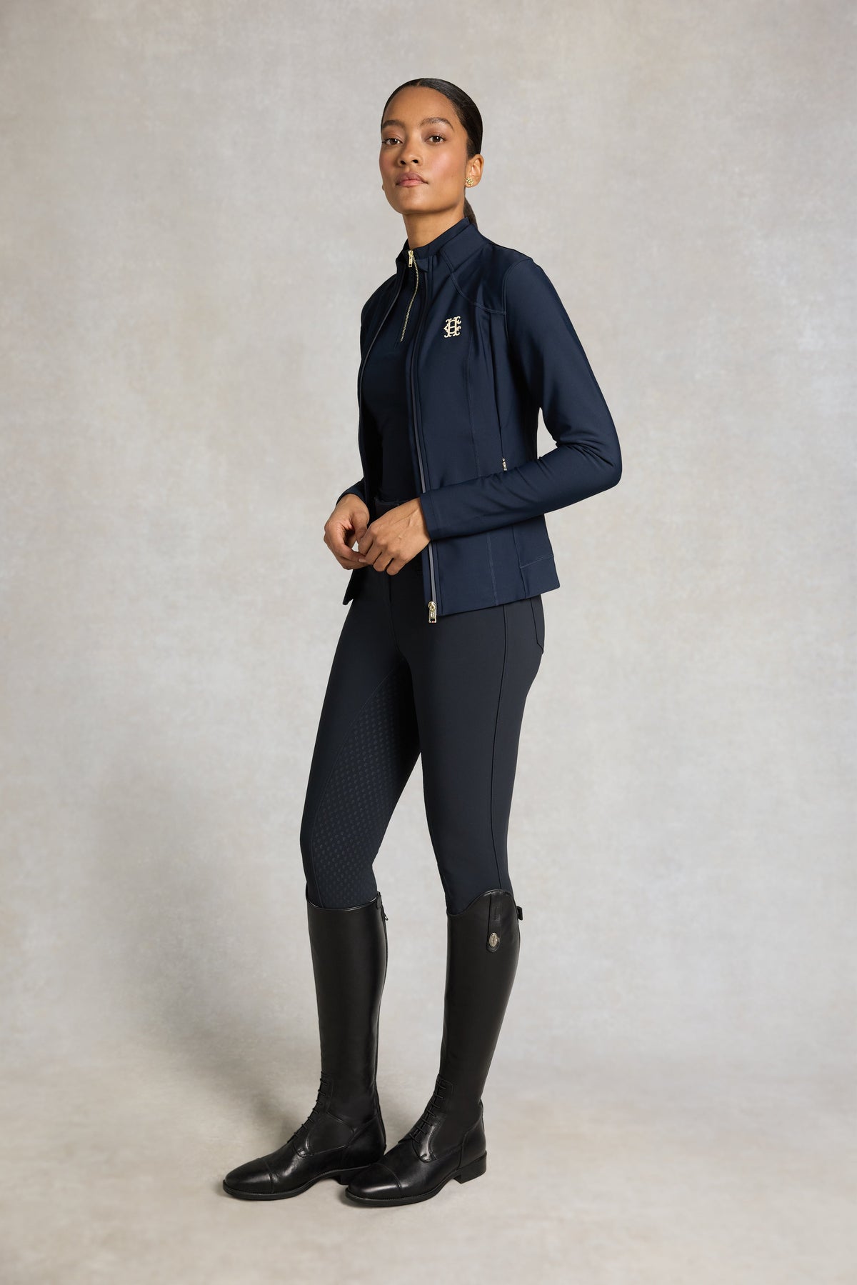 Chiltern Zip Training Top (Ink Navy)