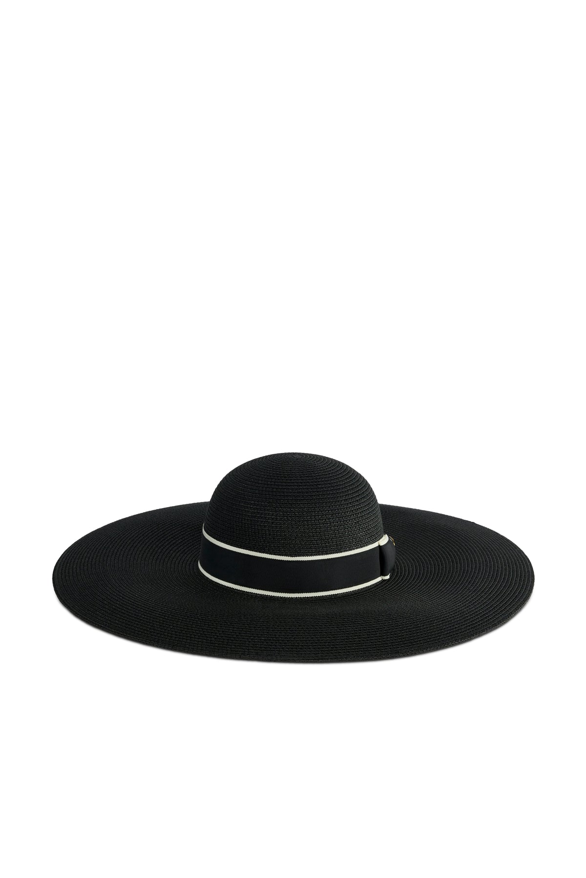 Amalfi Wide Brim Hat (Black Black)