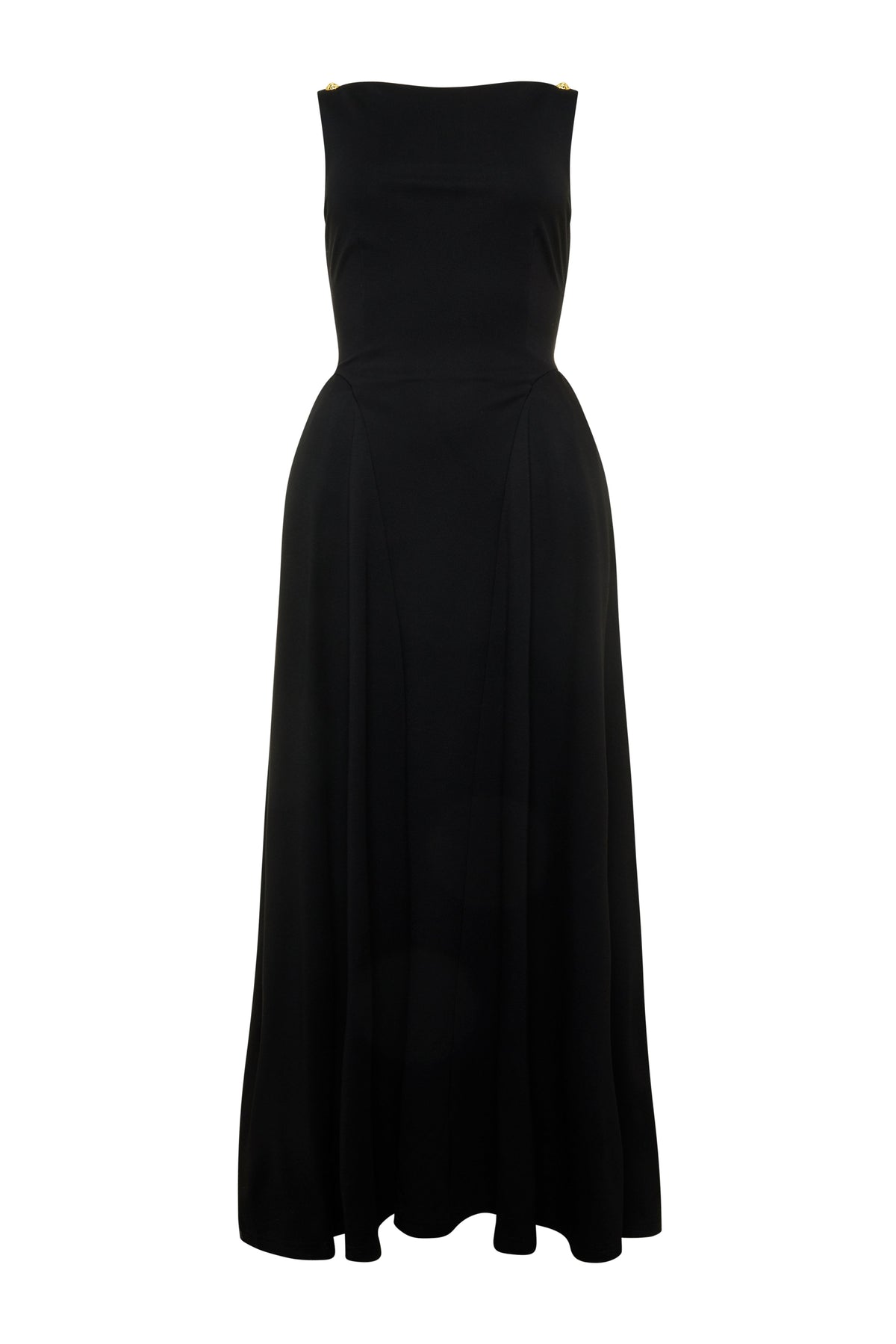 Everly Midi Dress (Black)
