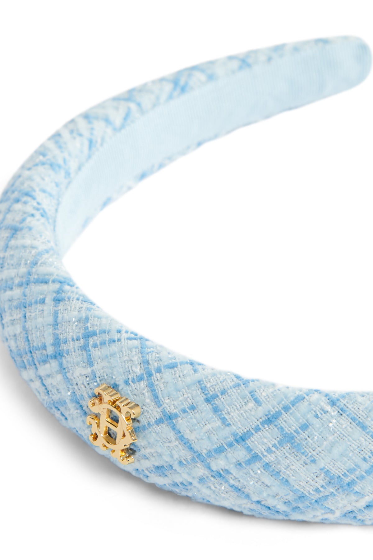 Narrow Headband (Ice Blue Boucle)