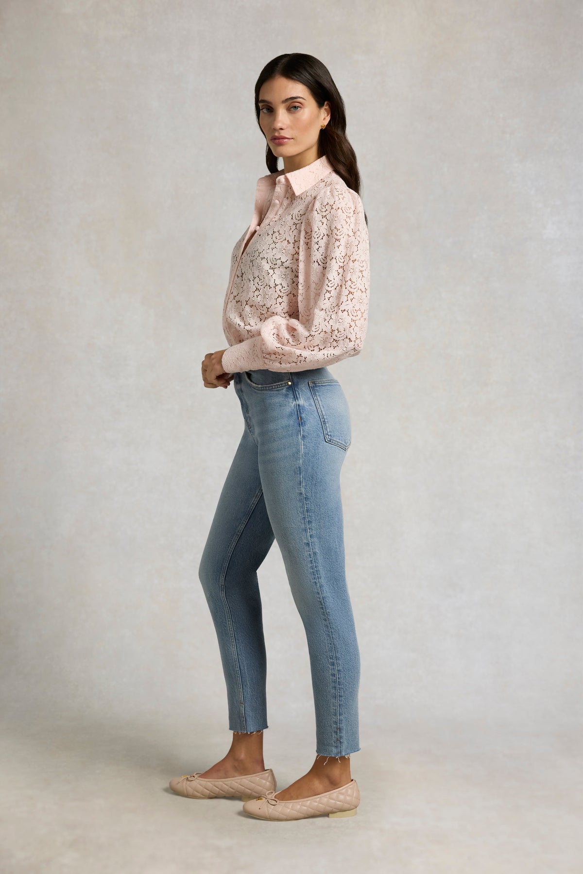 High Rise Slim Jean (Vintage Denim)