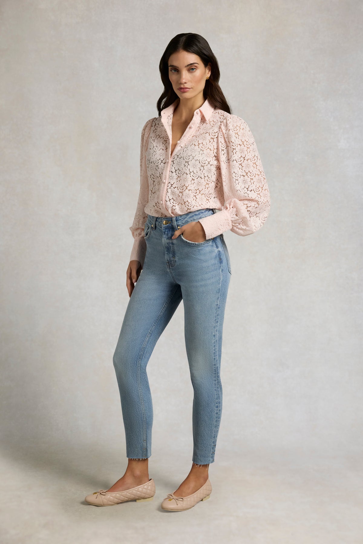 High Rise Slim Jean (Vintage Denim)