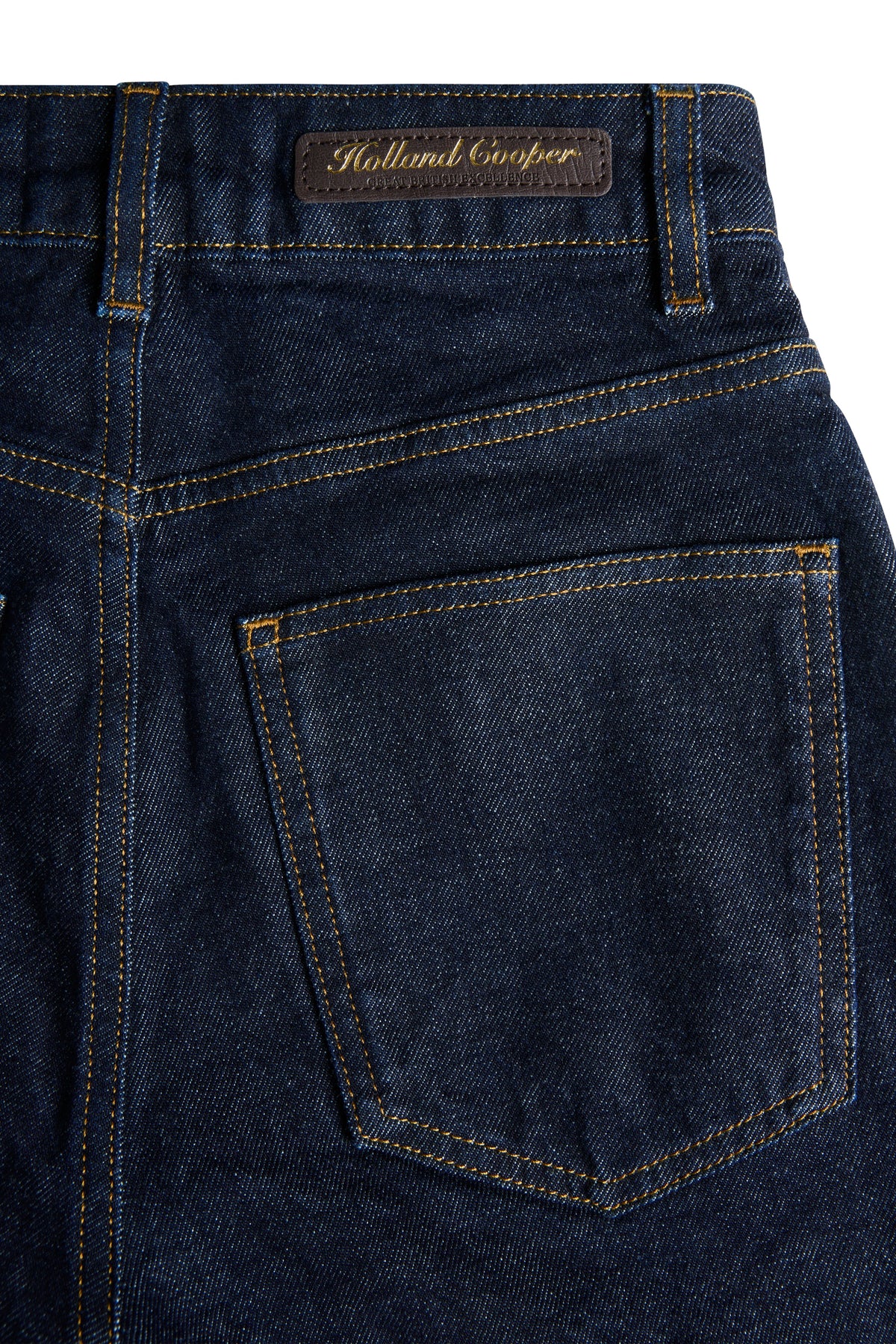 High Rise Slim Jean (Super Dark Denim)
