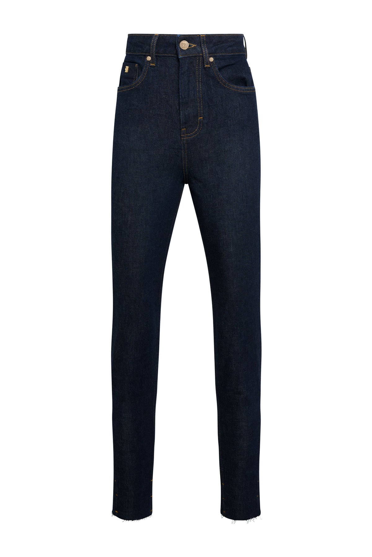 High Rise Slim Jean (Super Dark Denim)