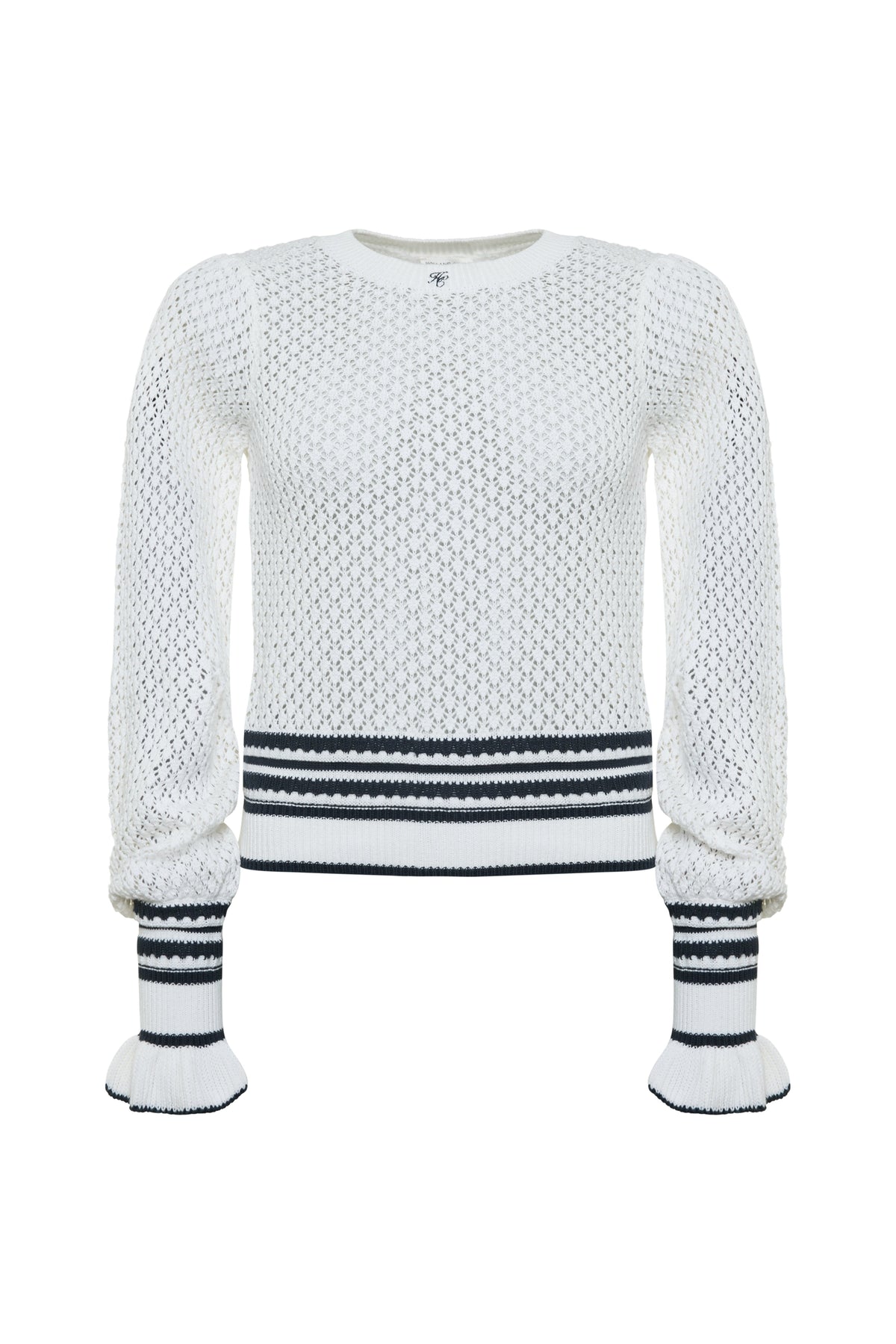 Jessica Knitted Top (Natural Ink Navy)