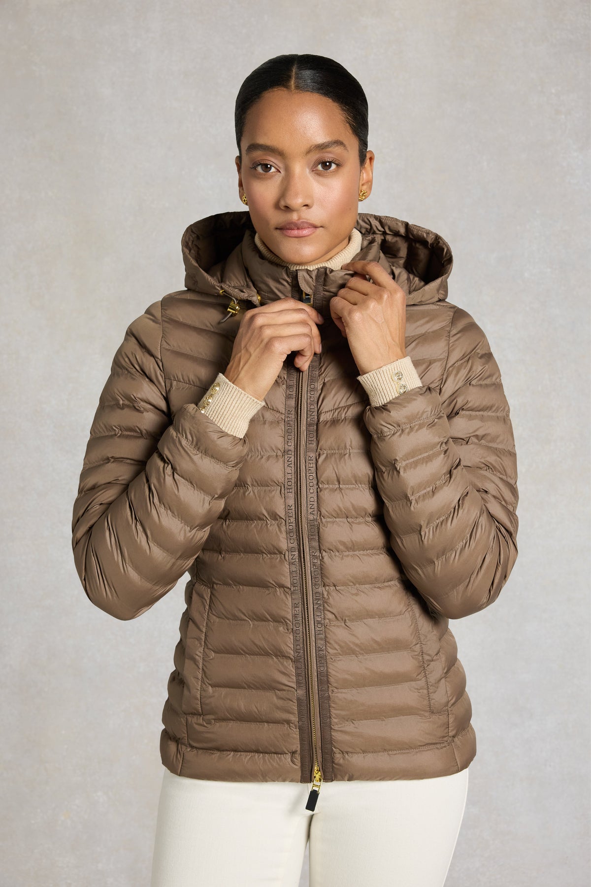 Lightweight Puffer Jacket (Chestnut)
