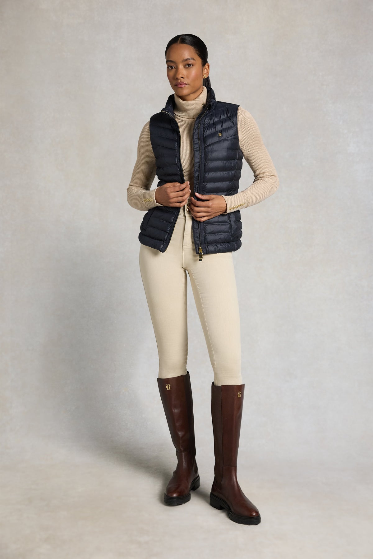 Lightweight Puffer Gilet (Ink Navy)