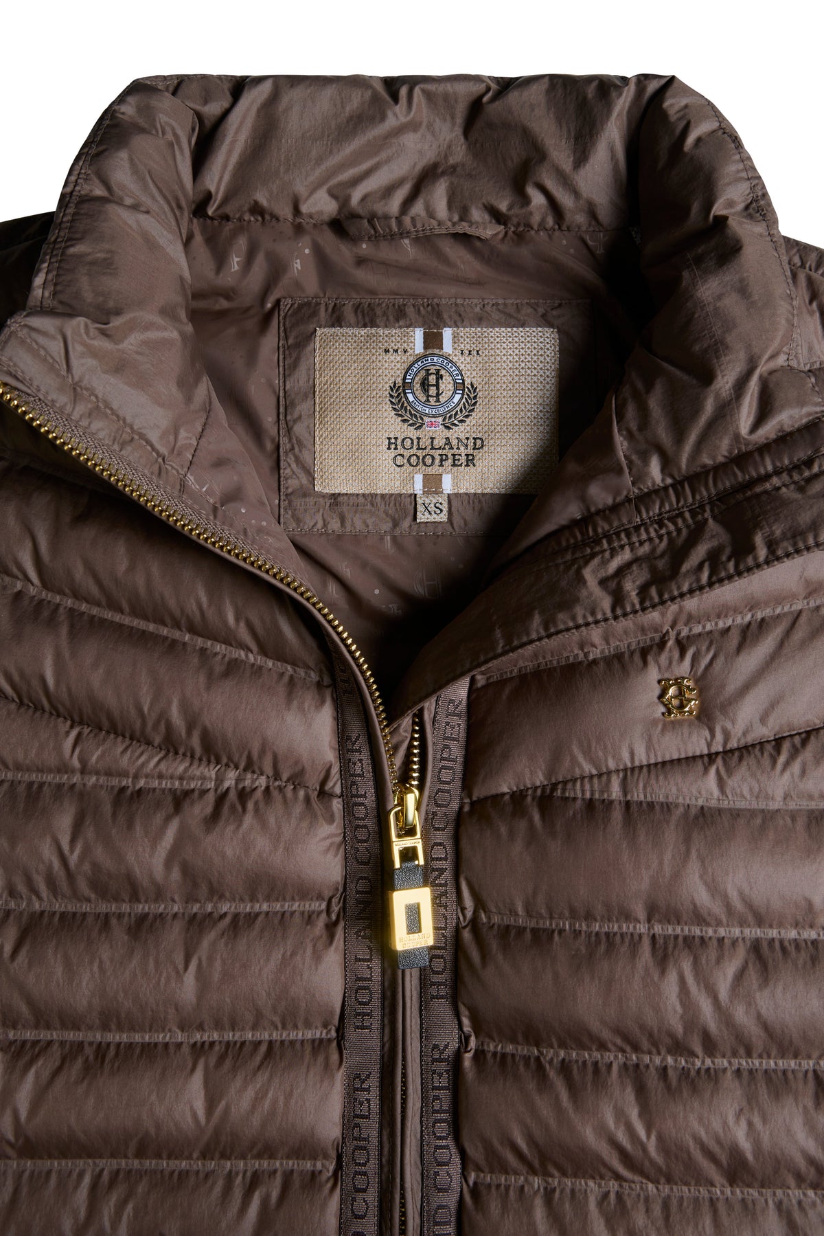 Lightweight Puffer Gilet (Chestnut)