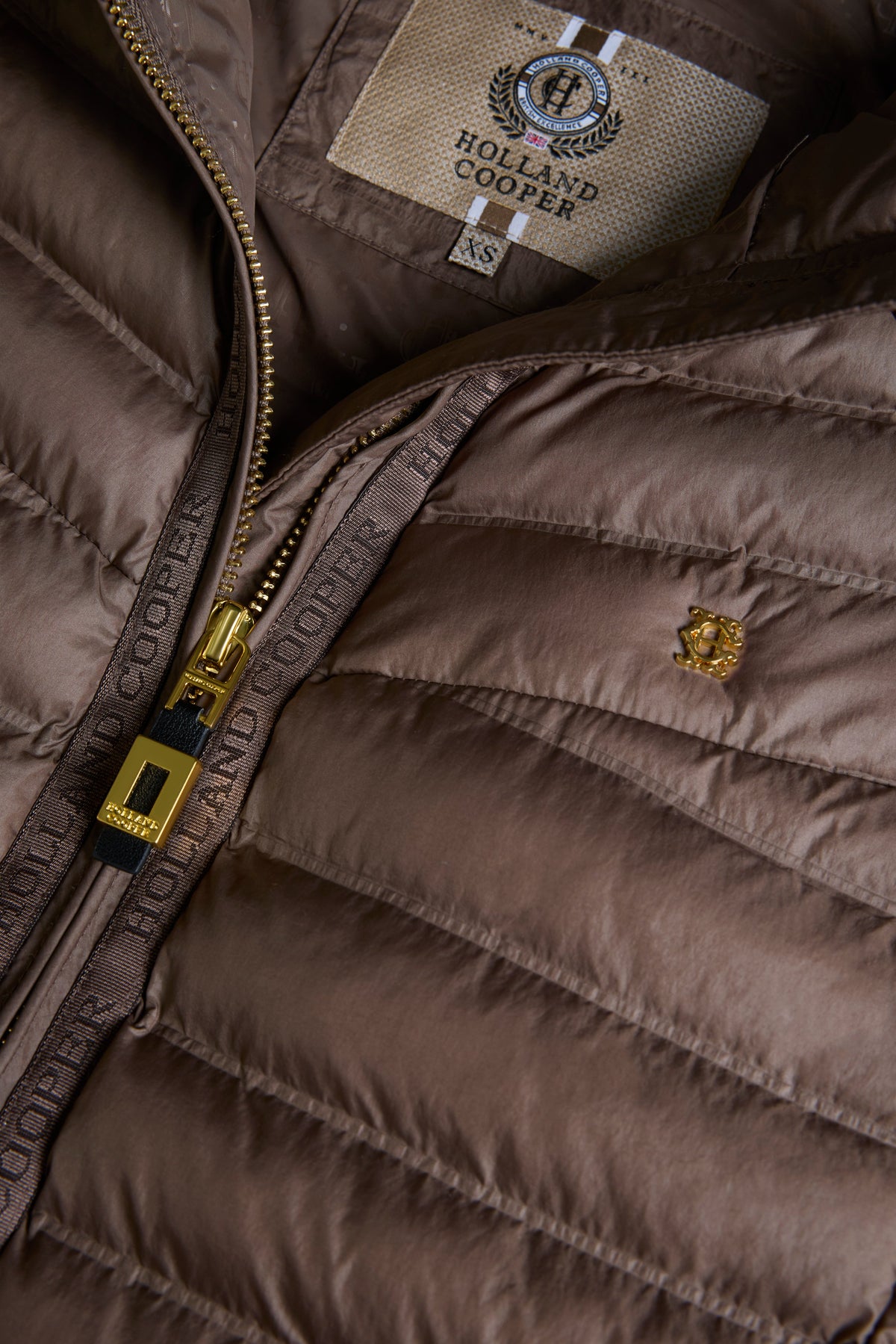 Lightweight Puffer Gilet (Chestnut)