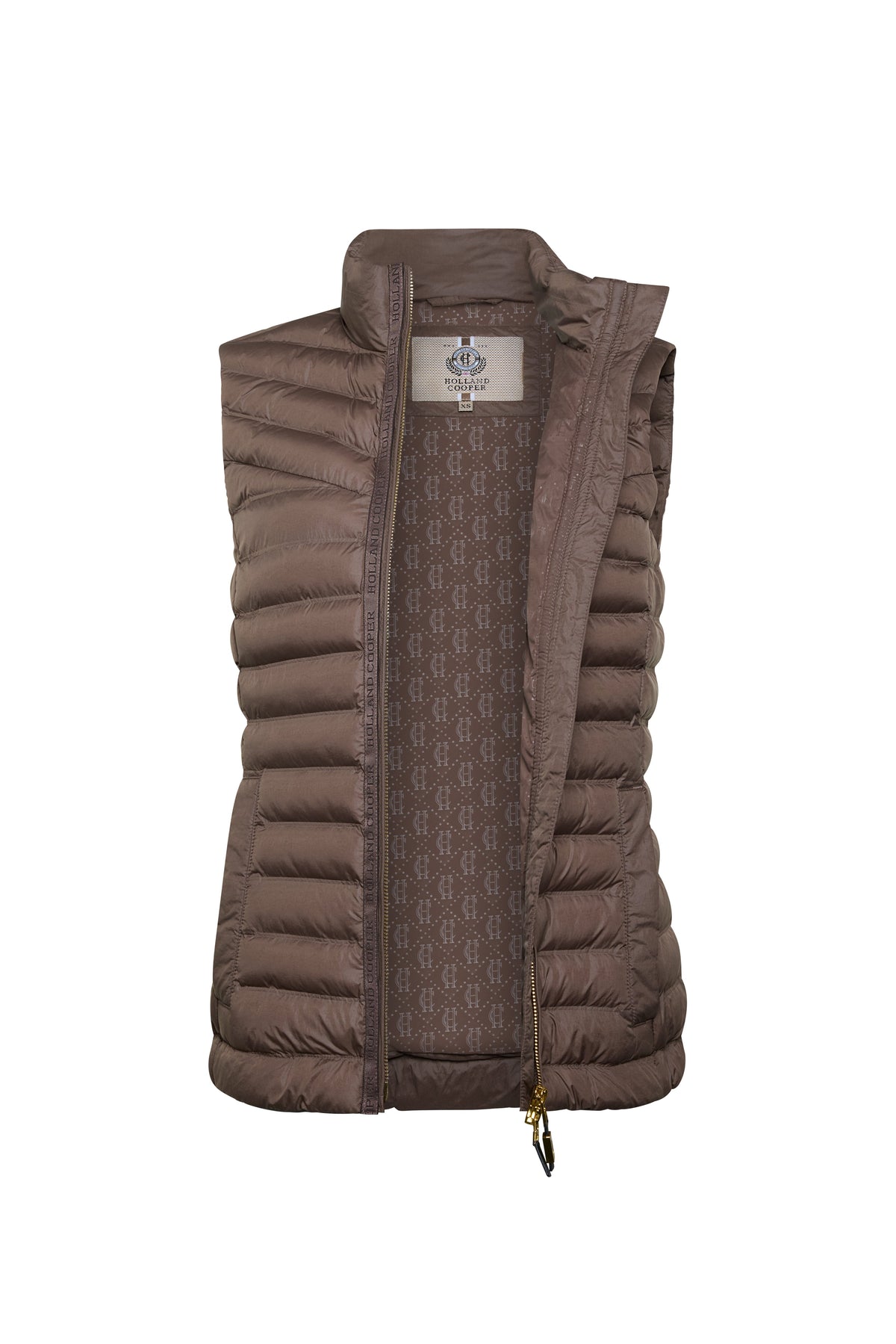 Lightweight Puffer Gilet (Chestnut)