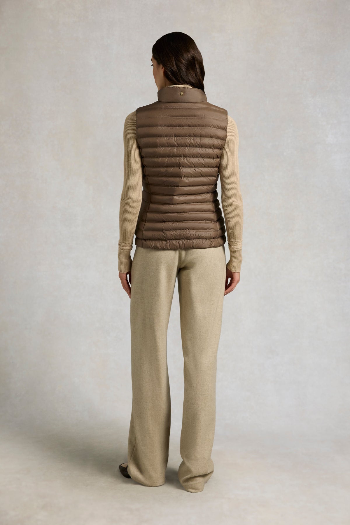Lightweight Puffer Gilet (Chestnut)