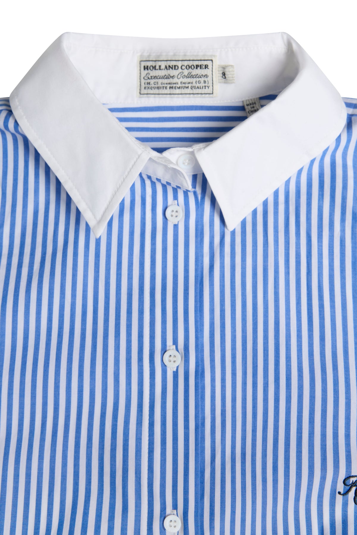 Louisa Shirt (Deep Blue Stripe)