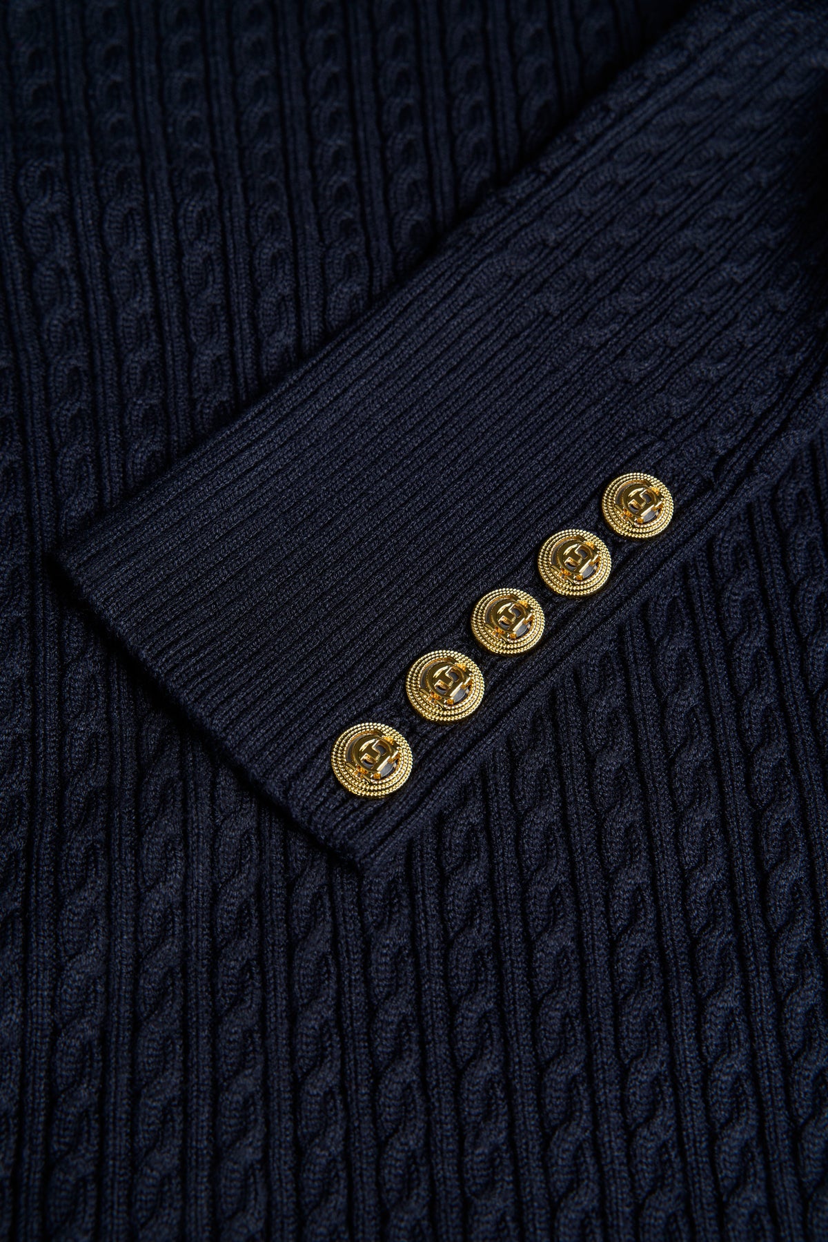 Lucy Crew Knit (Ink Navy Natural Pink)