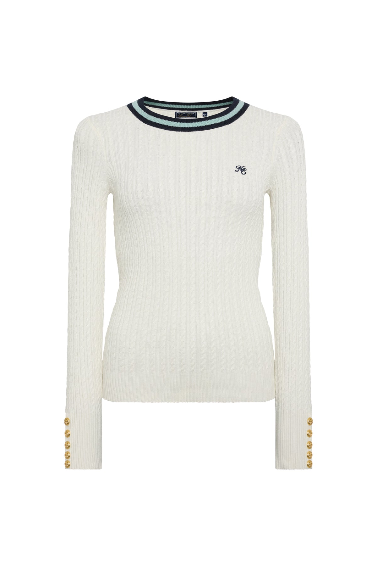 Lucy Crew Knit (Natural Ink Navy Sea Mist)