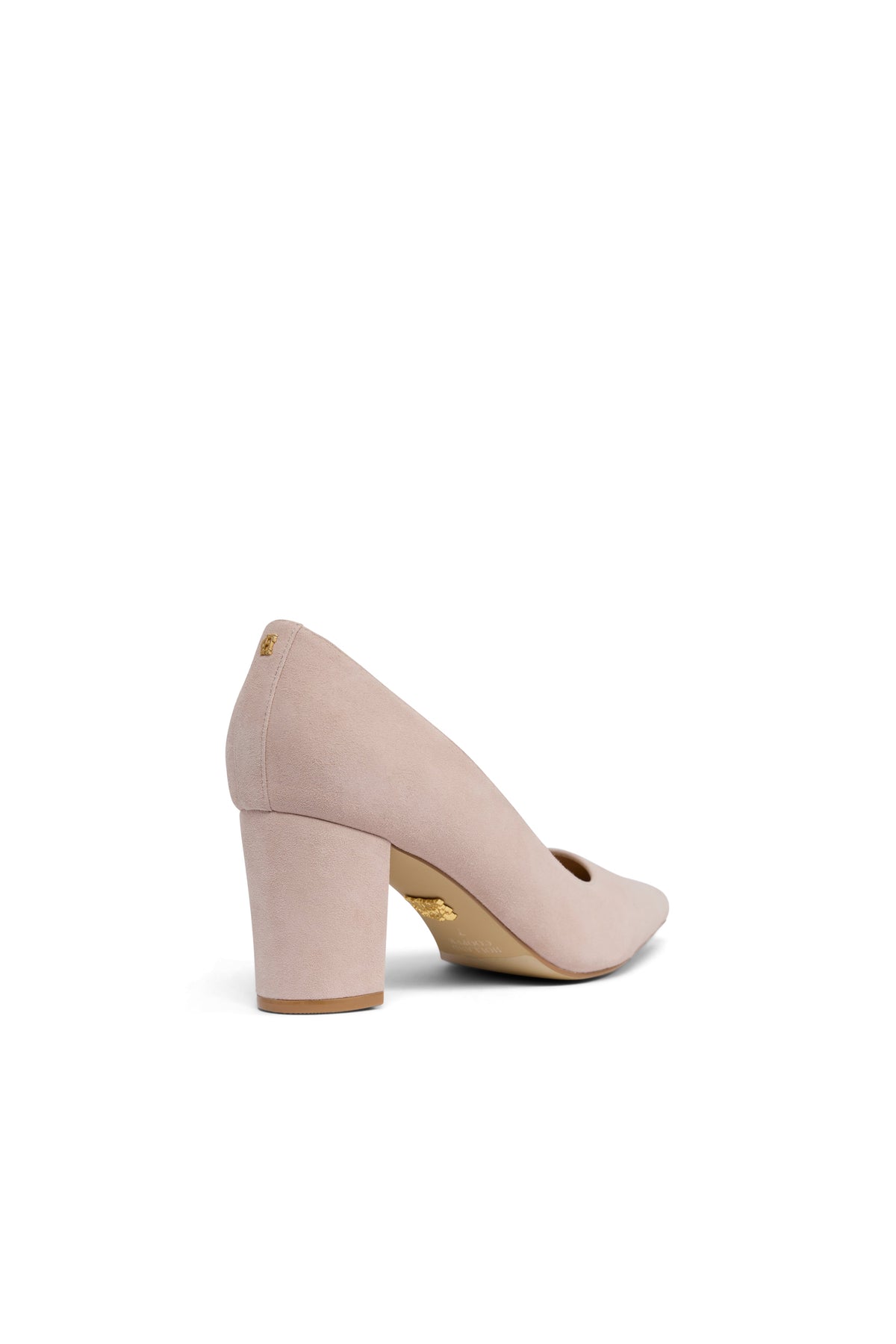 Mayfair Court Shoe (Blush Suede)