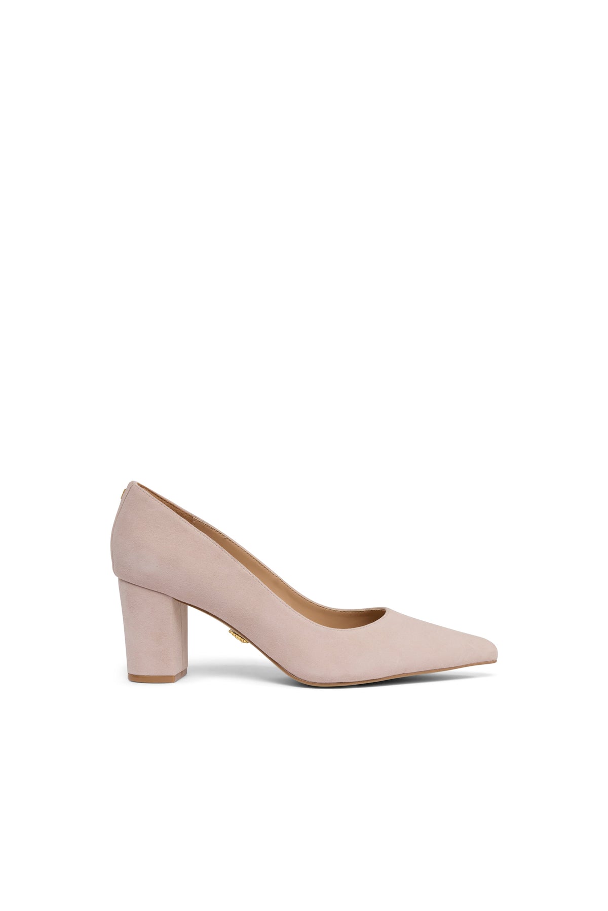 Mayfair Court Shoe (Blush Suede)