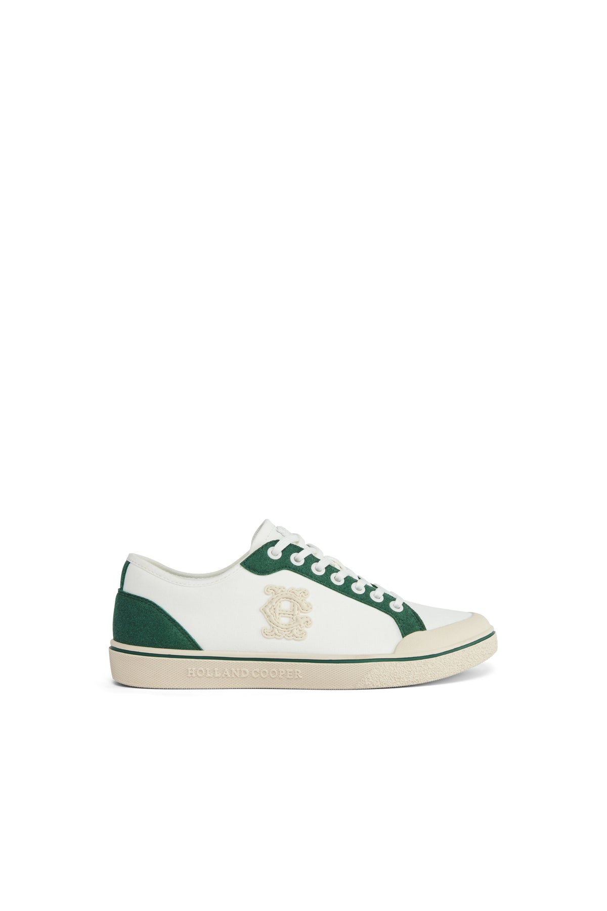 Mayfair Court Trainer (Off White Green)