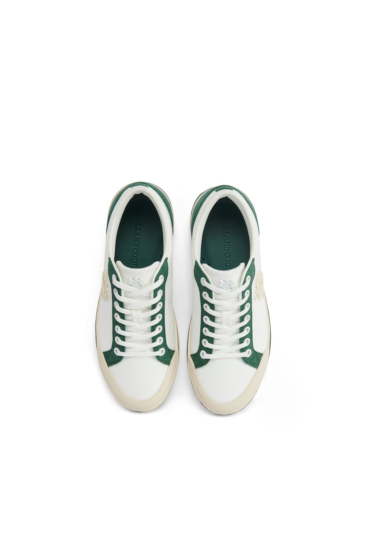 Mayfair Court Trainer (Off White Green)