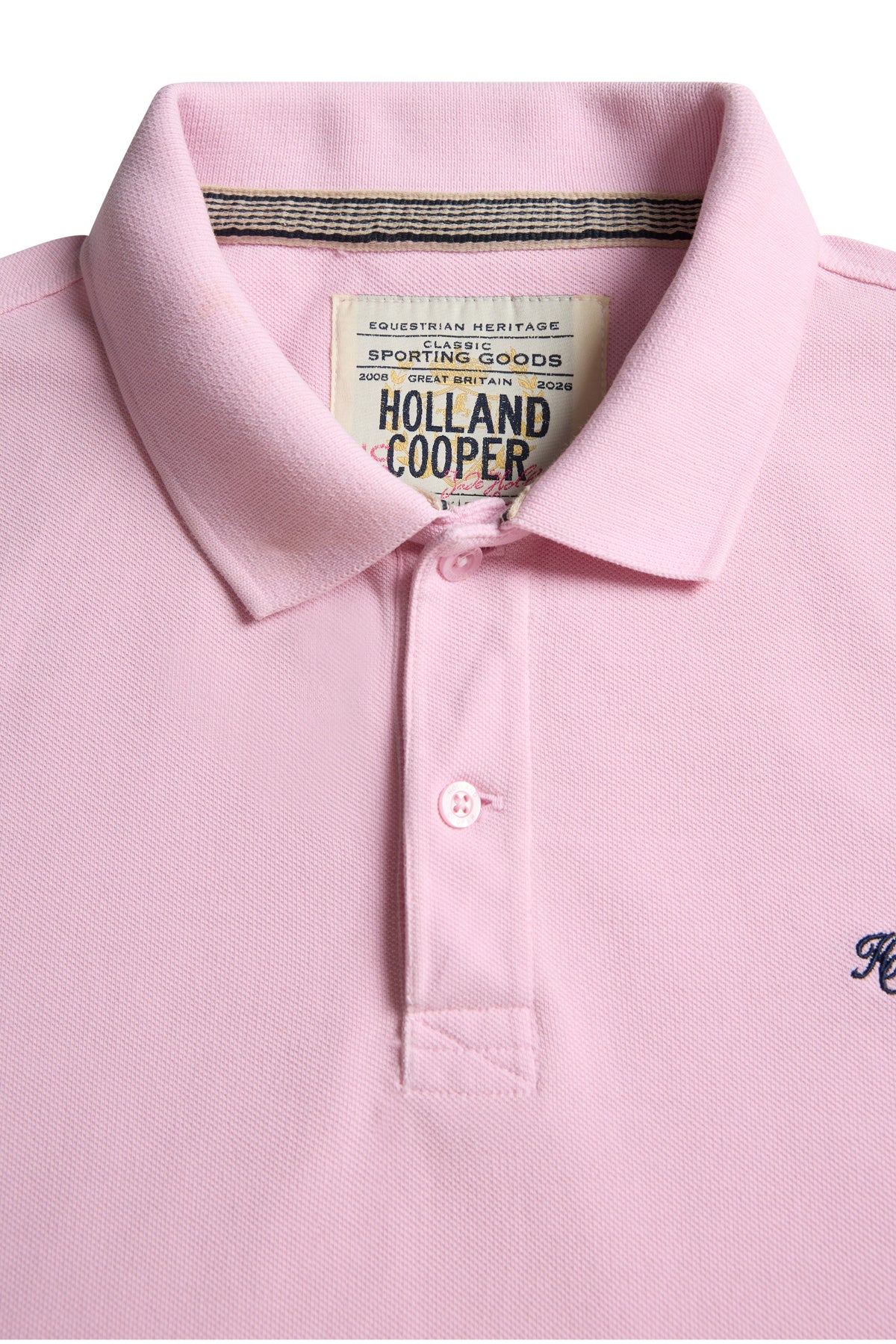 Men's Classic Short Sleeve Polo Shirt (Pink)