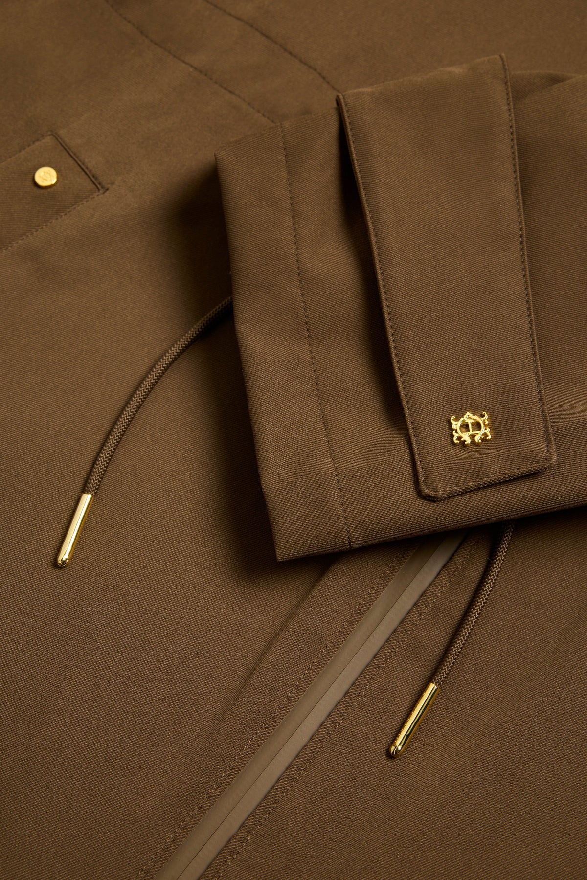 One-Size Lightweight Waterproof Parka (Chestnut)