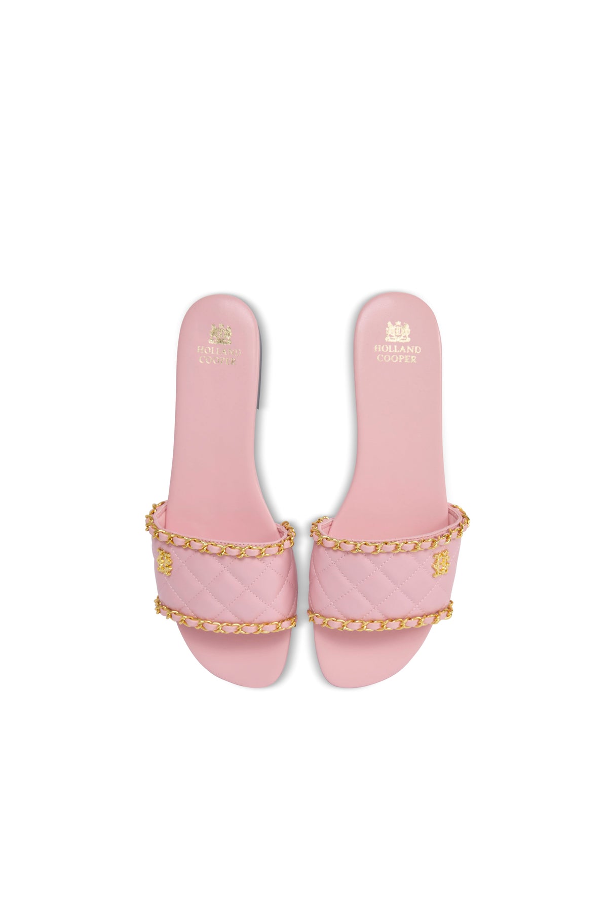 Quilted Pimlico Slide (Peony)