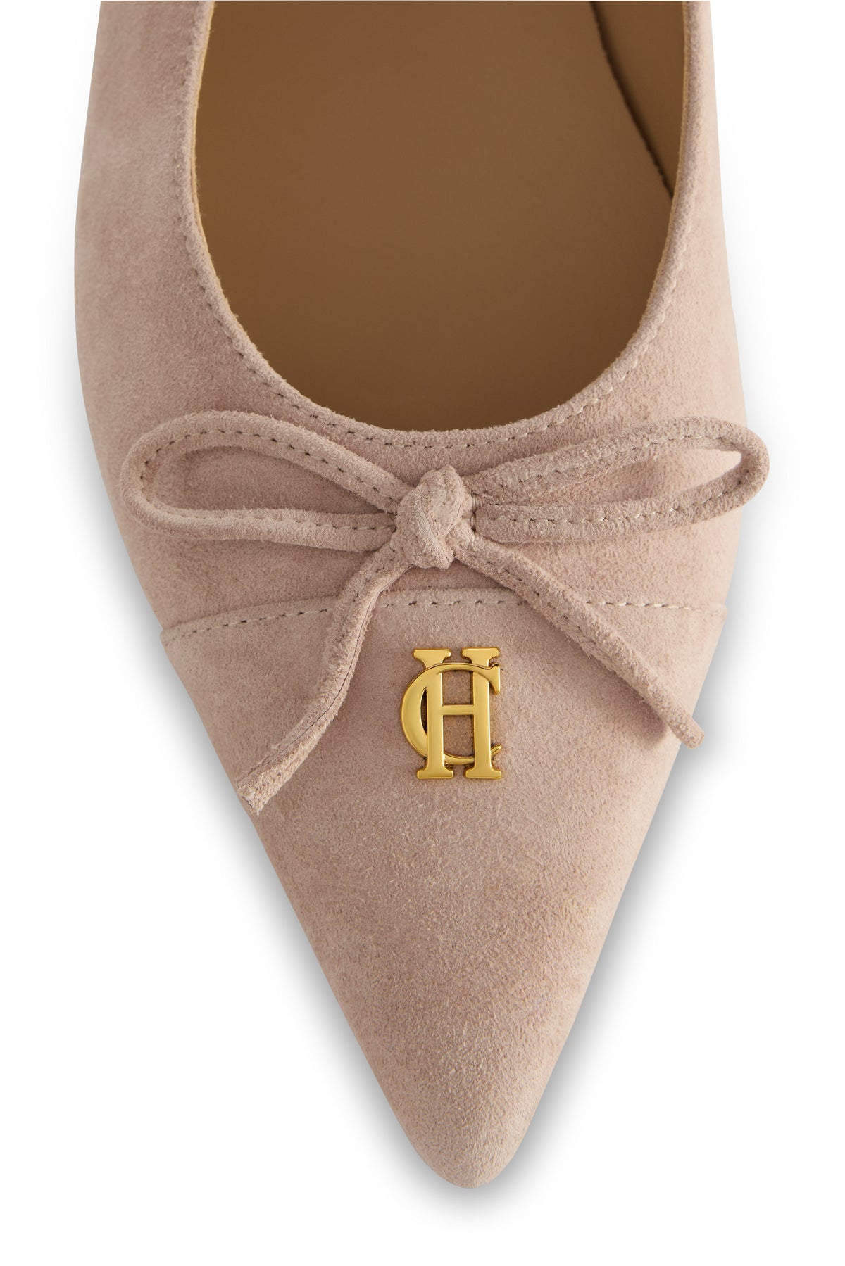 Pointed Ballet Shoe (Blush Suede)