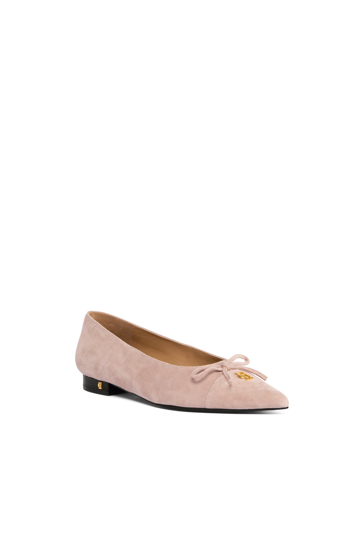 Pointed Ballet Shoe (Blush Suede)